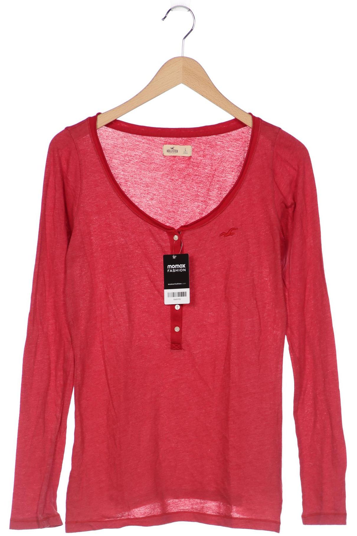 

Hollister Damen Langarmshirt, rot