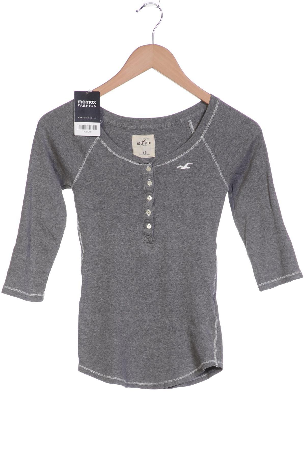 

Hollister Damen Langarmshirt, grau