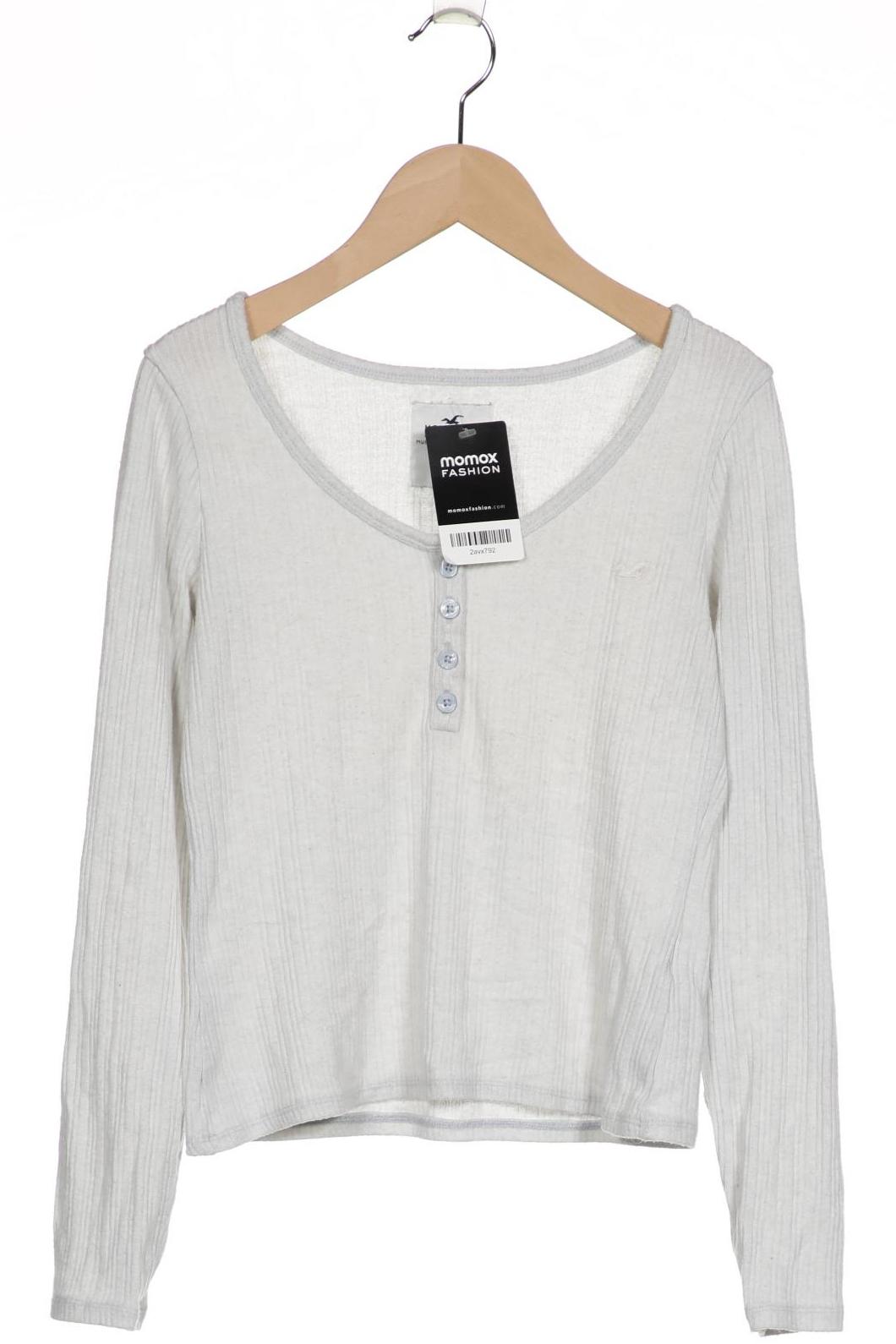 

Hollister Damen Langarmshirt, grau, Gr. 38