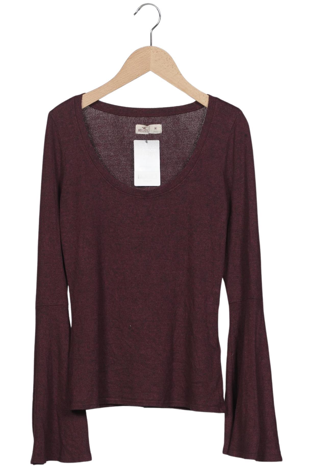 

Hollister Damen Langarmshirt, bordeaux, Gr. 38