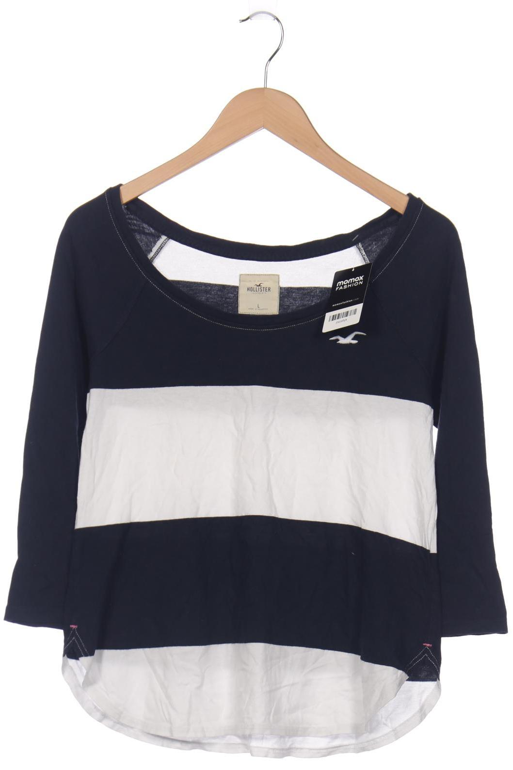 

Hollister Damen Langarmshirt, marineblau, Gr. 42