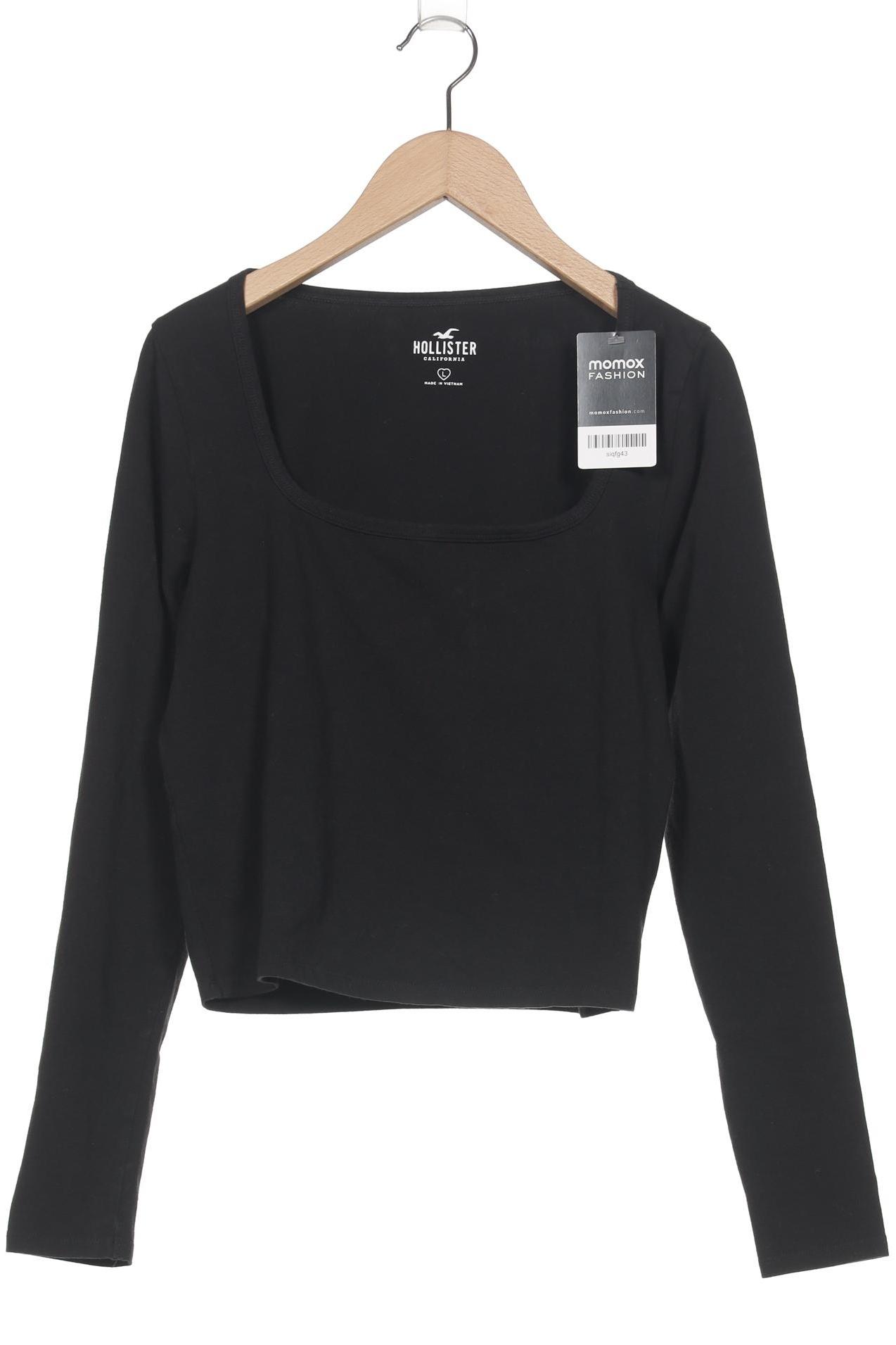 

Hollister Damen Langarmshirt, schwarz, Gr. 42