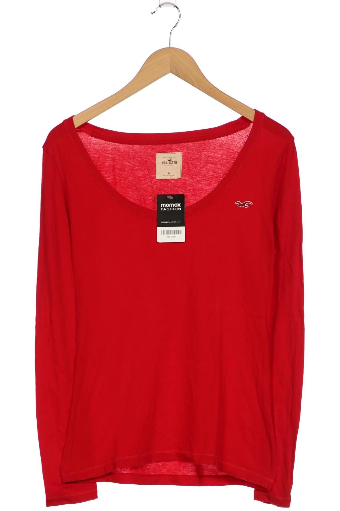 

Hollister Damen Langarmshirt, rot, Gr. 38