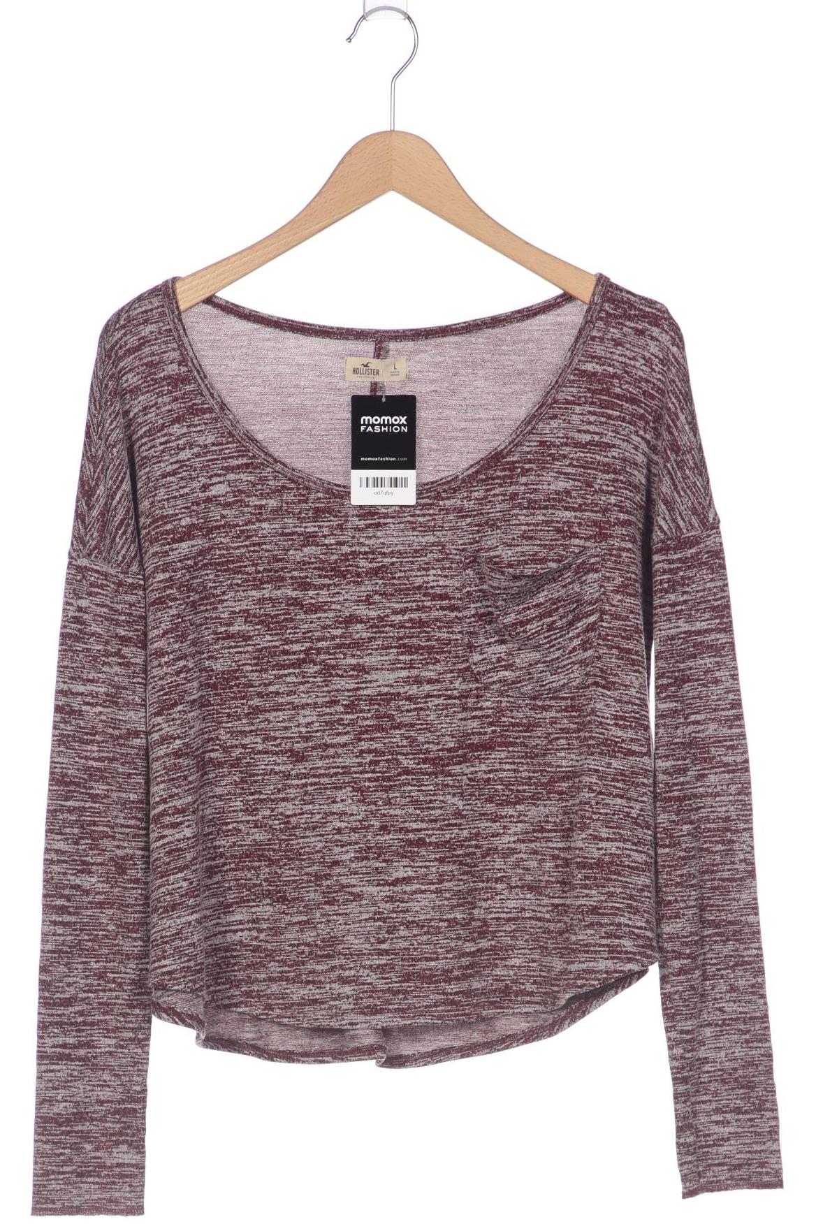 

Hollister Damen Langarmshirt, bordeaux, Gr. 42