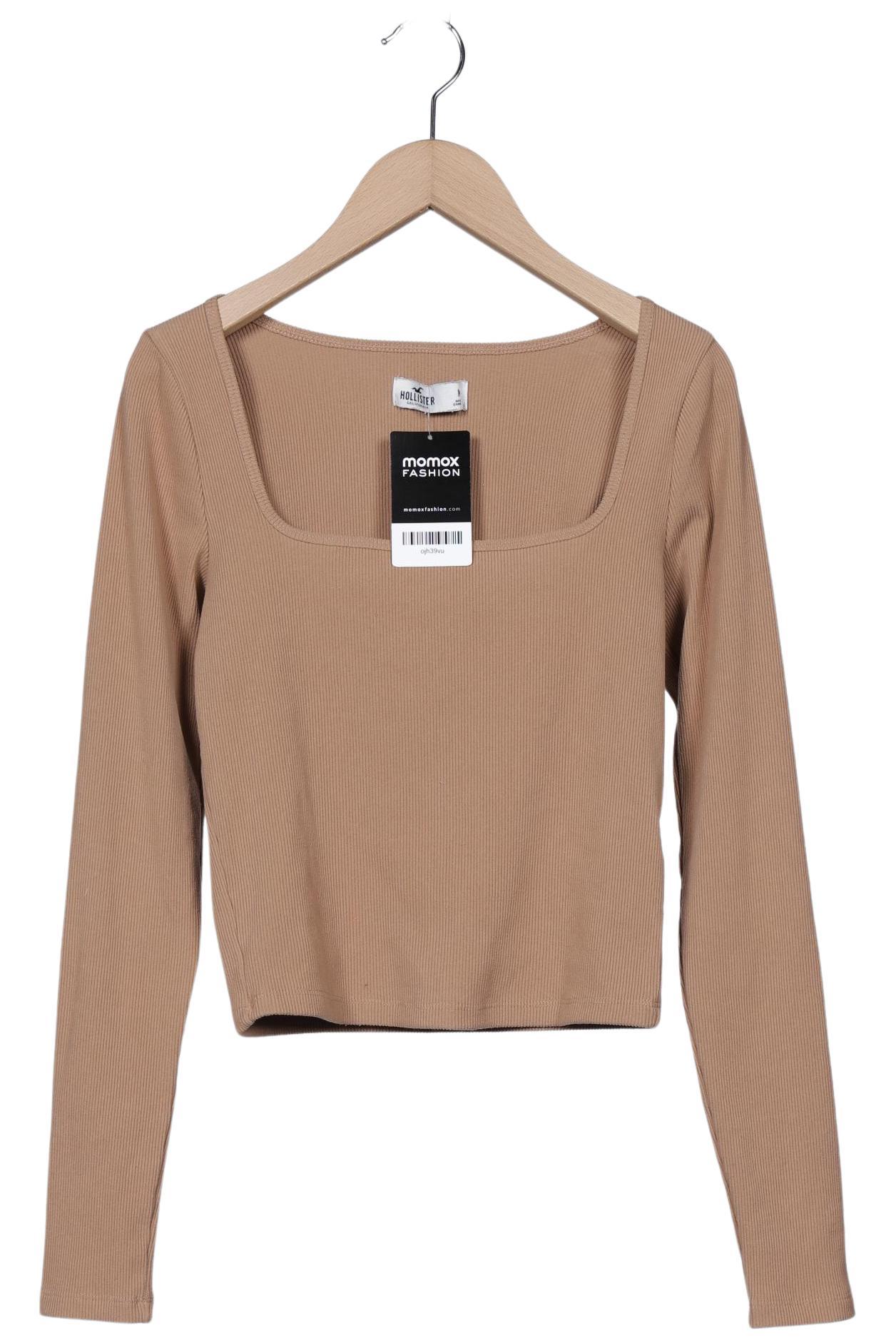 

Hollister Damen Langarmshirt, beige, Gr. 38