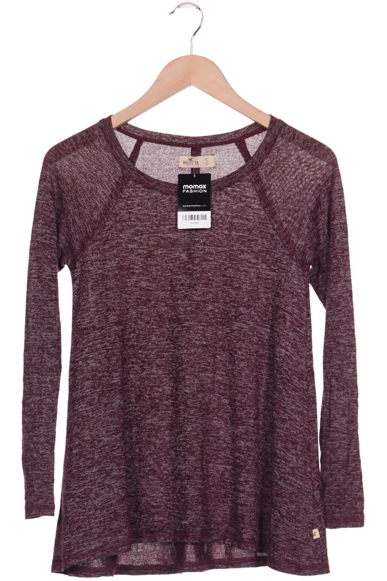 

Hollister Damen Langarmshirt, bordeaux, Gr. 36
