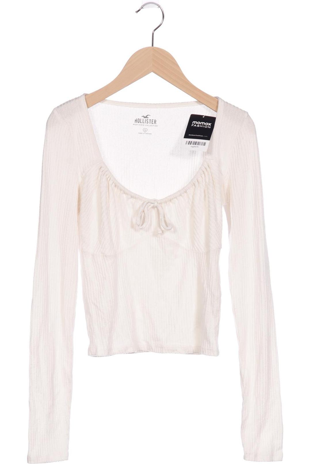 

Hollister Damen Langarmshirt, weiß, Gr. 36