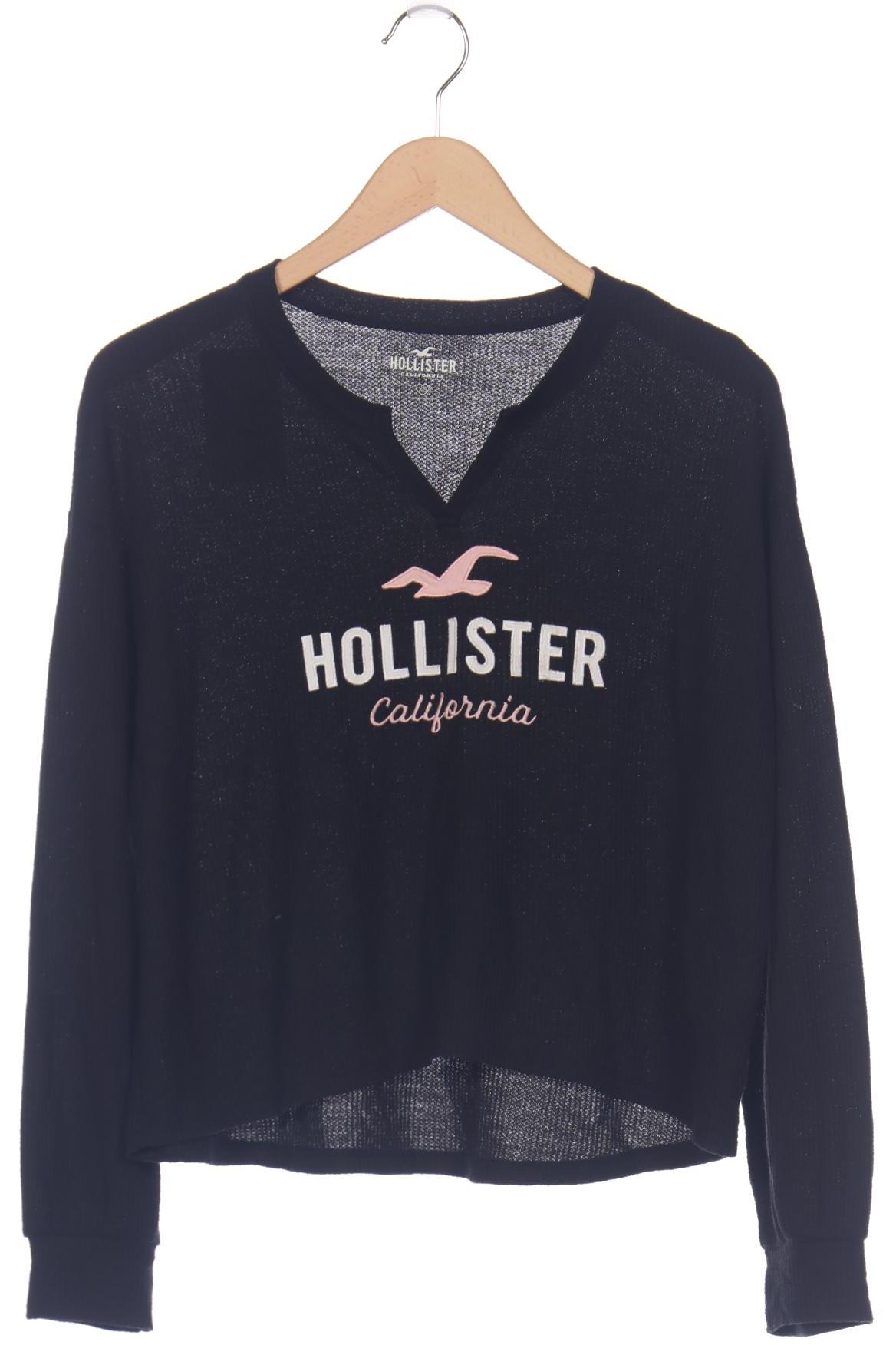 

Hollister Damen Langarmshirt, schwarz, Gr. 34