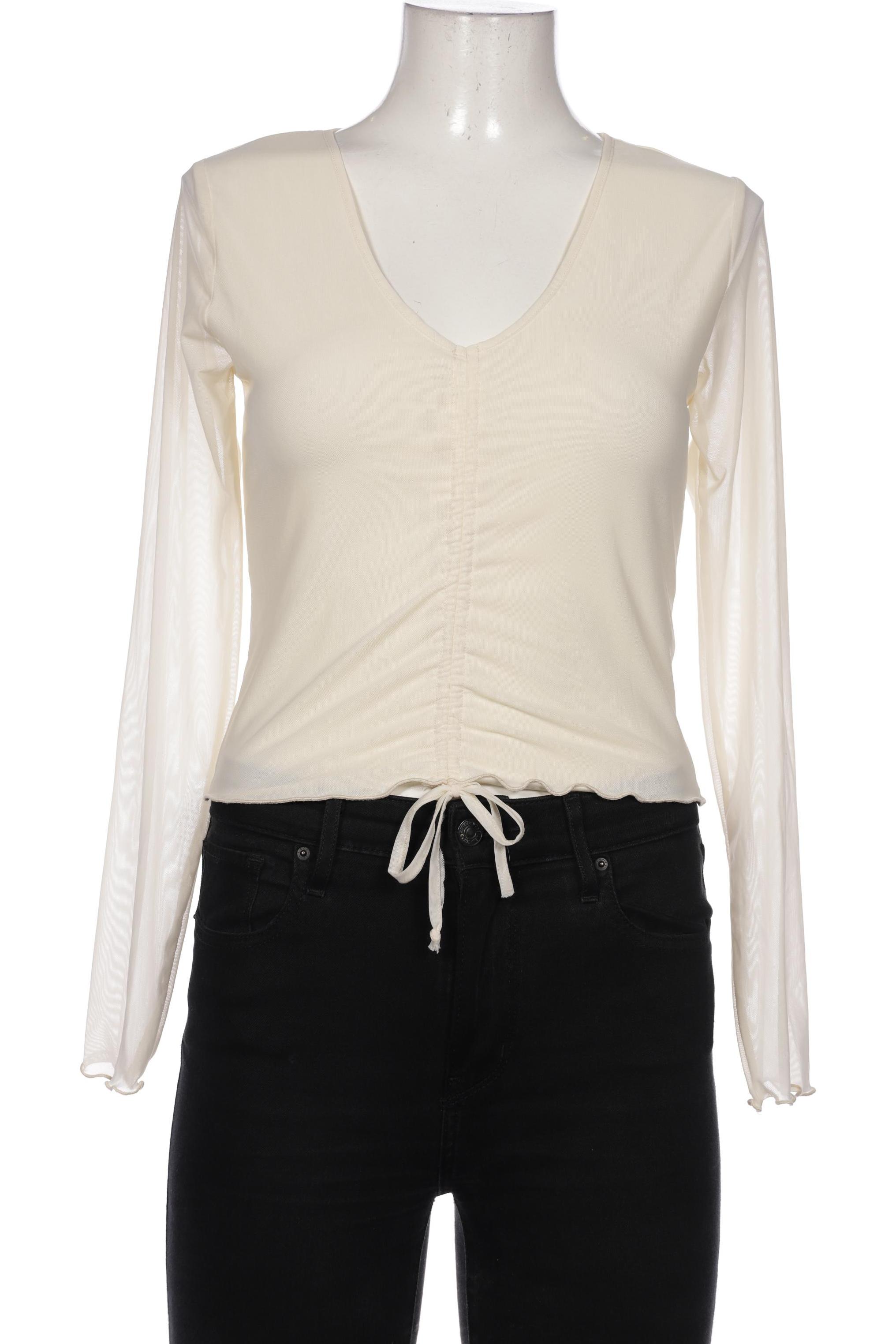 

Hollister Damen Langarmshirt, cremeweiß, Gr. 38