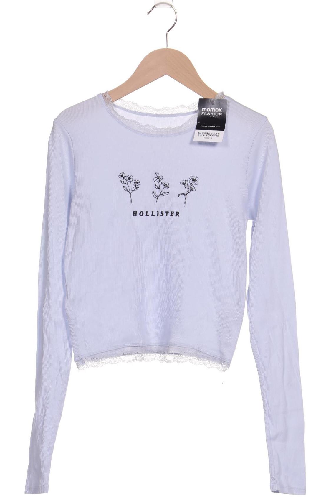

Hollister Damen Langarmshirt, hellblau, Gr. 36