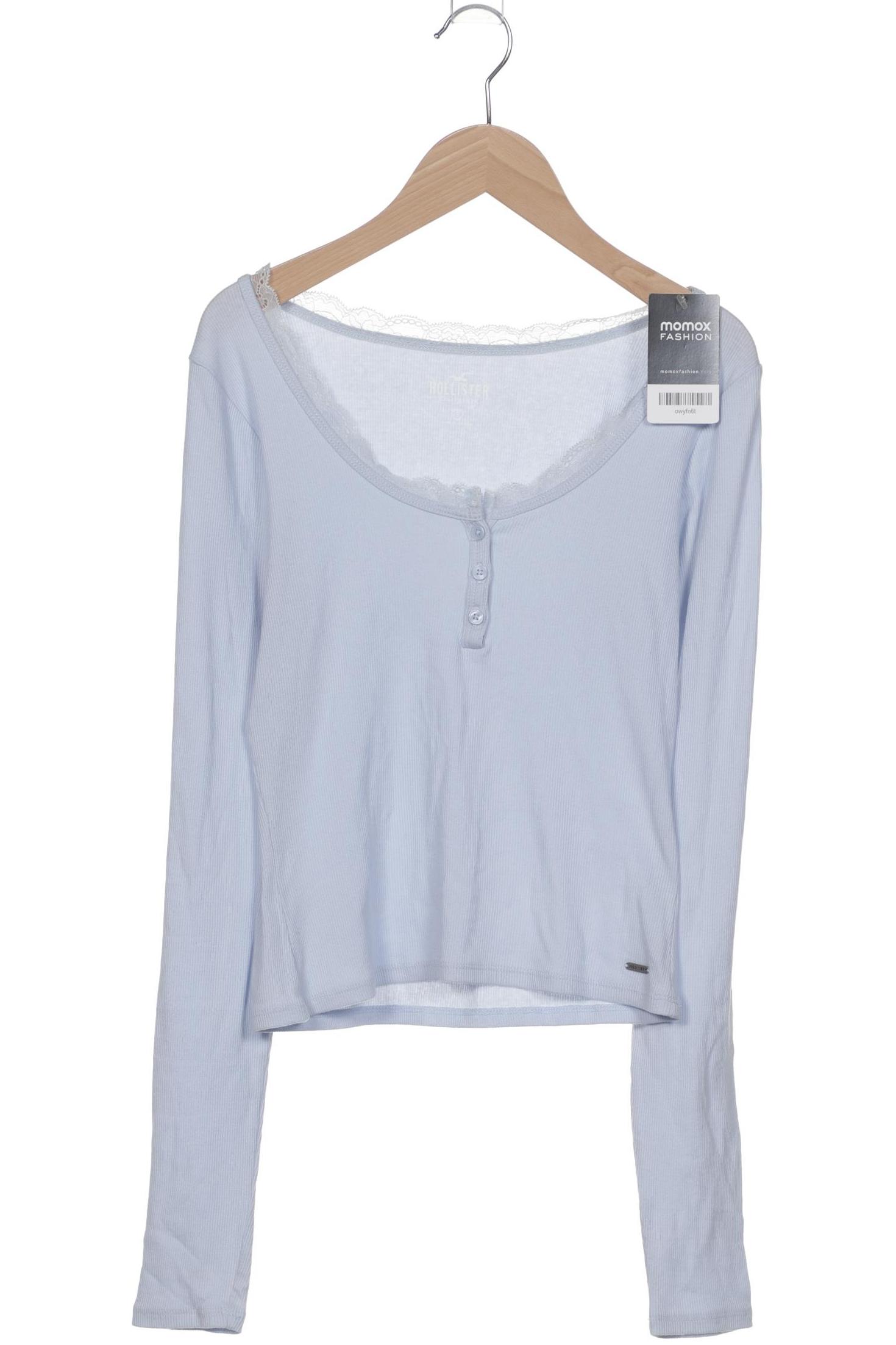 

Hollister Damen Langarmshirt, hellblau, Gr. 36