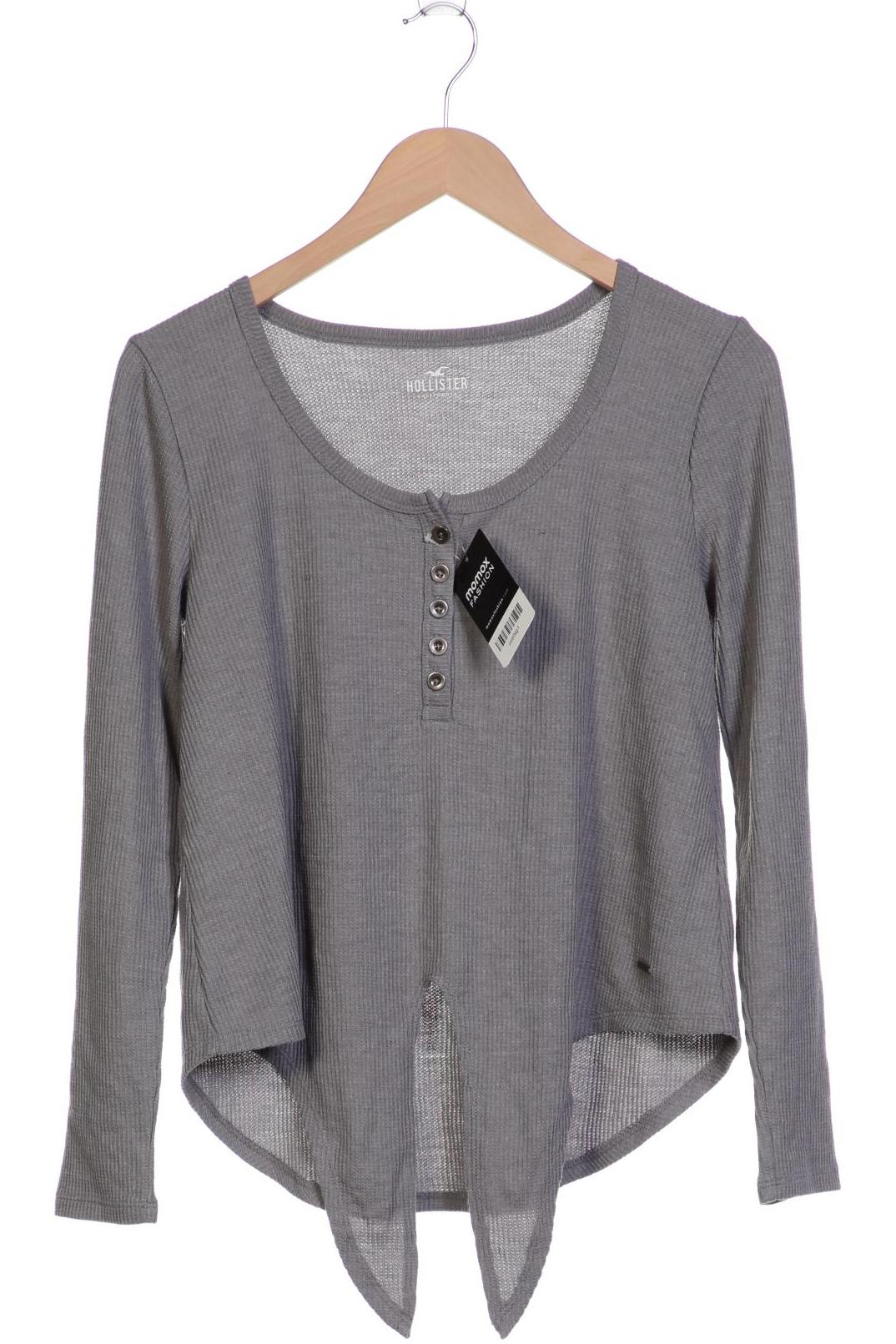 

Hollister Damen Langarmshirt, grau