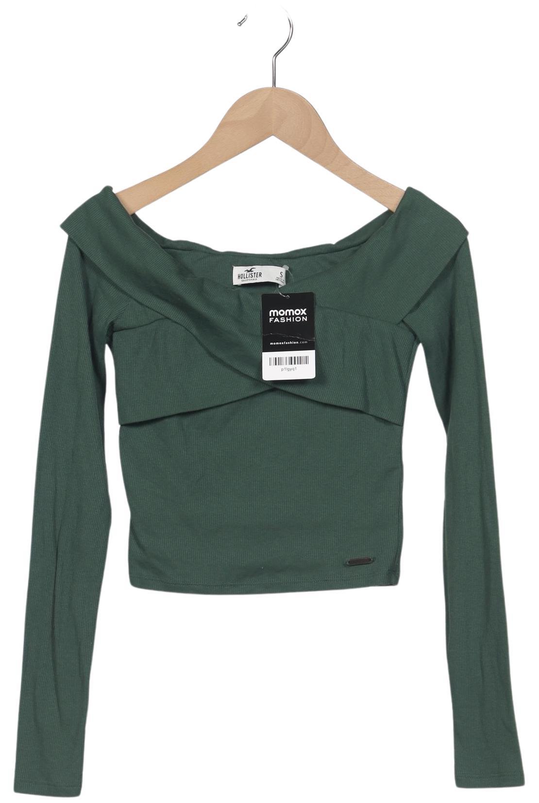 

Hollister Damen Langarmshirt, grün, Gr. 36