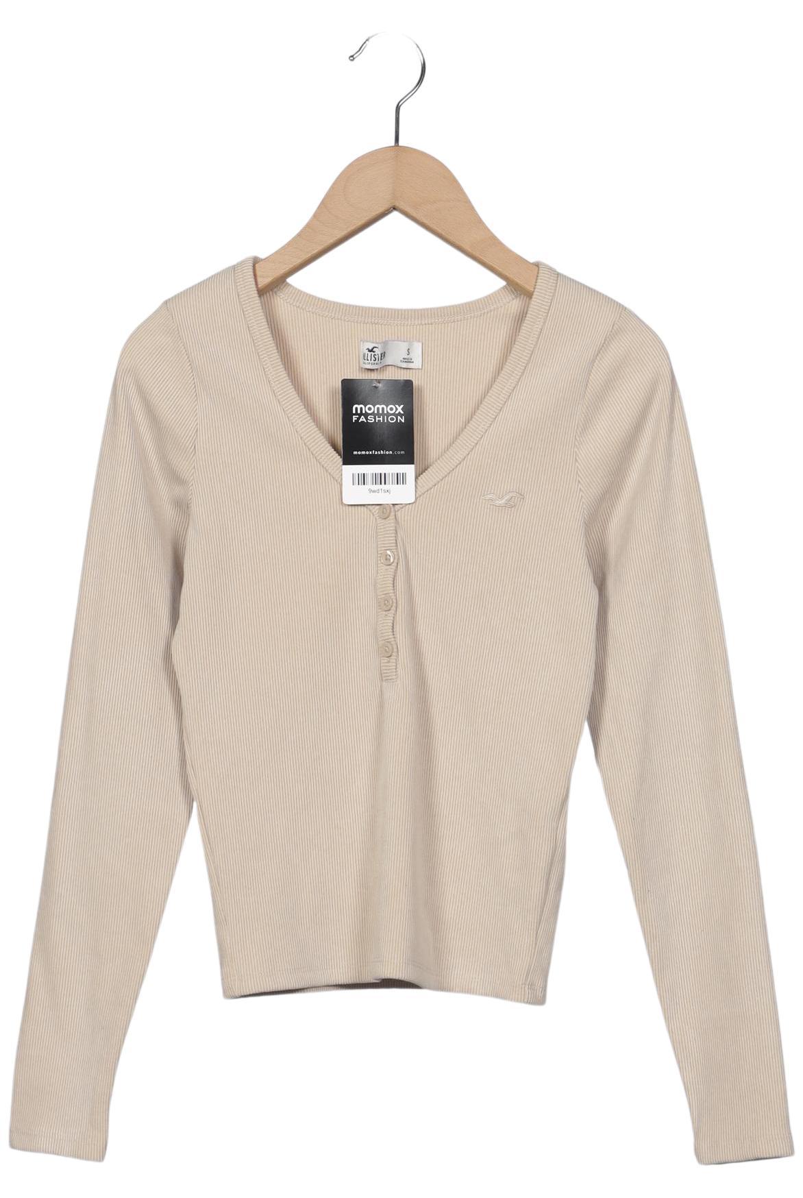 

Hollister Damen Langarmshirt, beige, Gr. 36