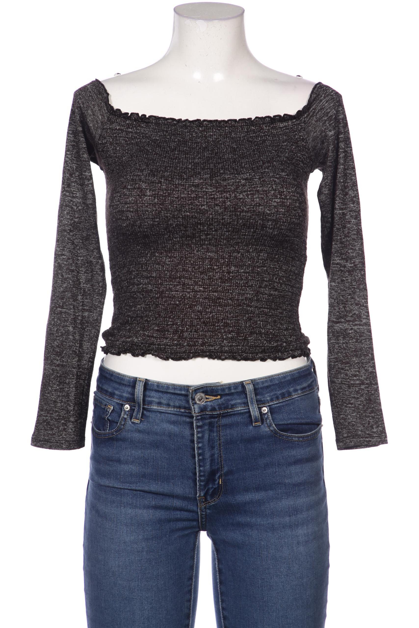 

Hollister Damen Langarmshirt, grau