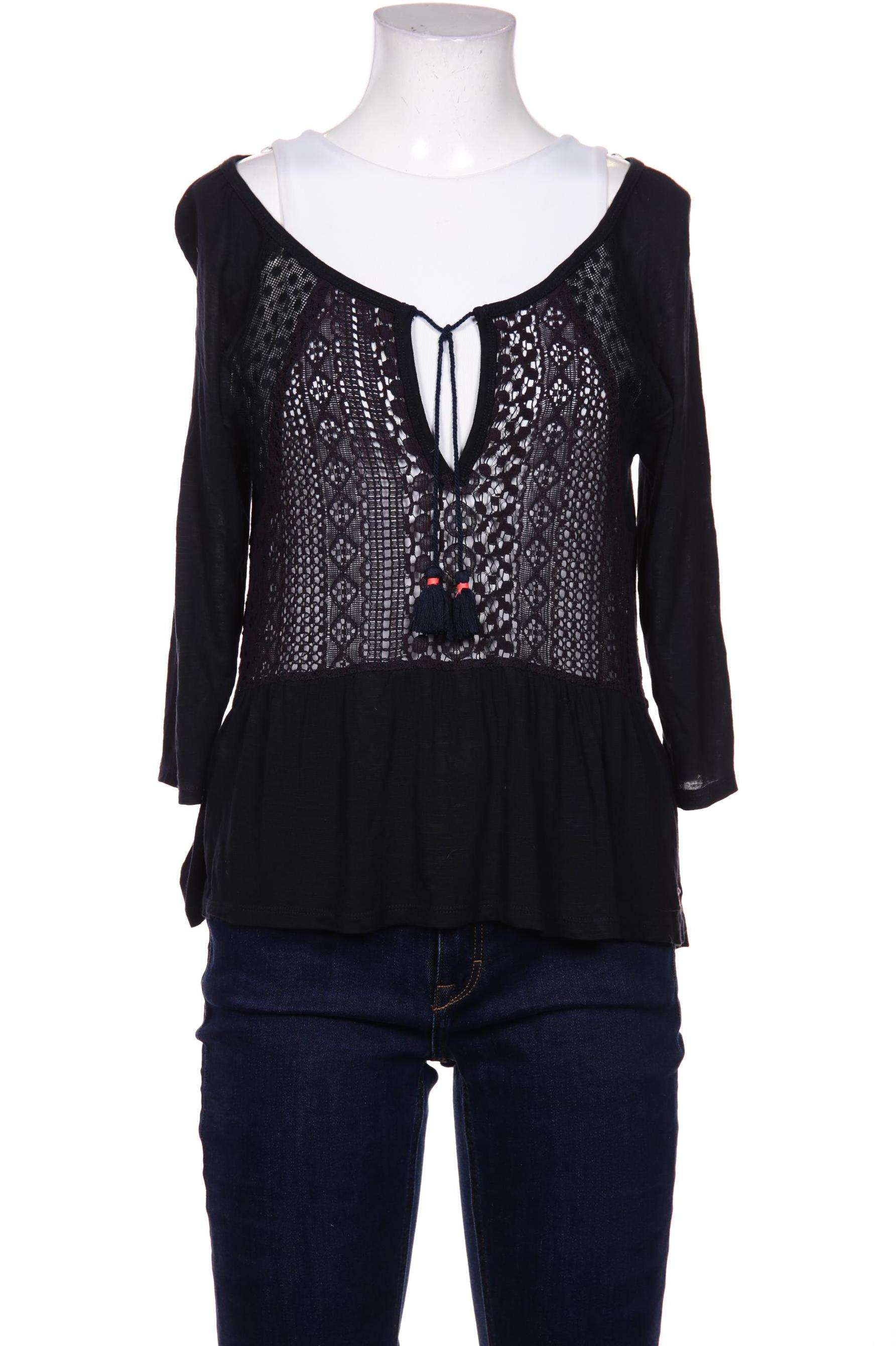 

Hollister Damen Langarmshirt, marineblau, Gr. 38