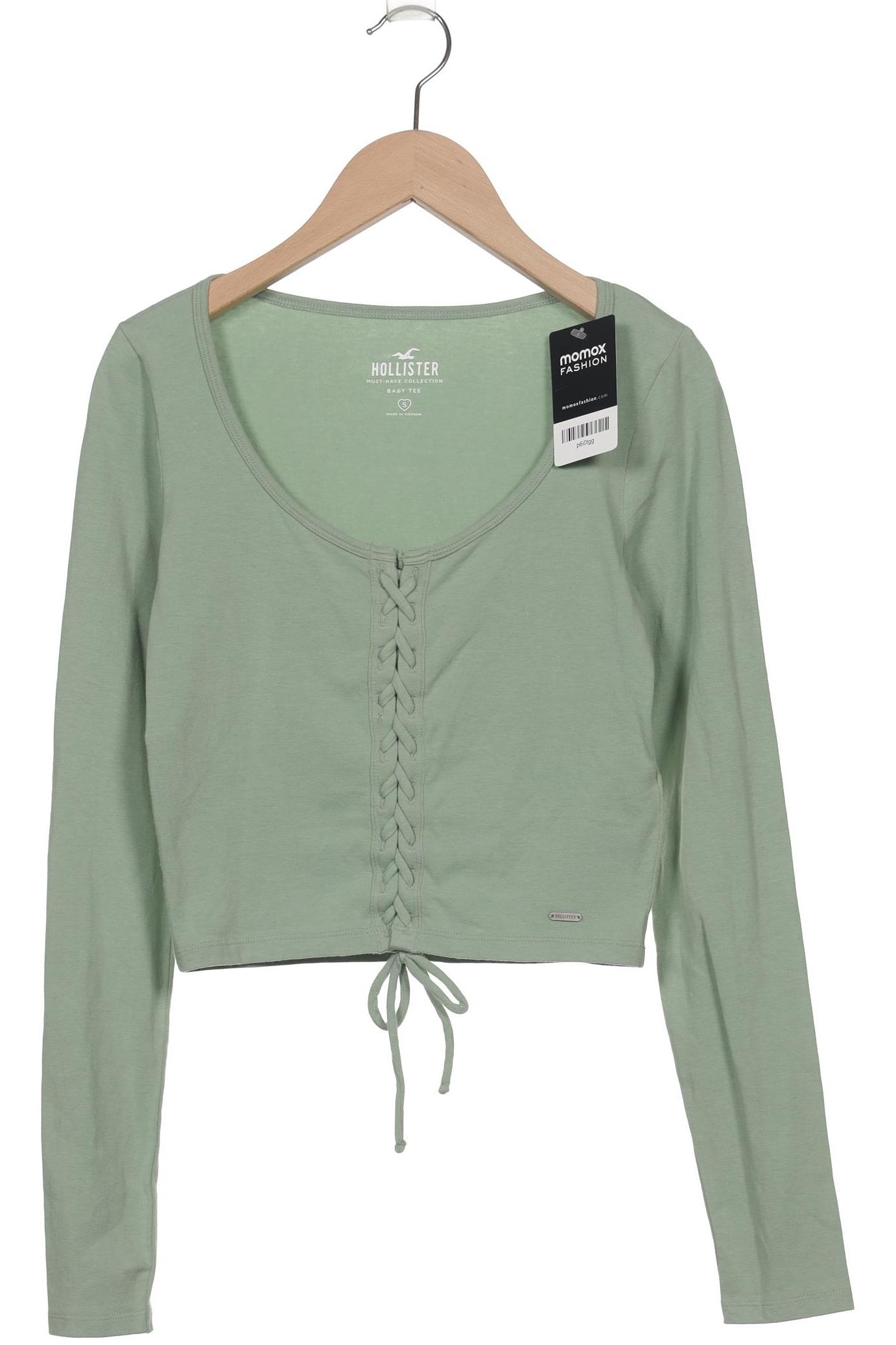 

Hollister Damen Langarmshirt, hellgrün, Gr. 36