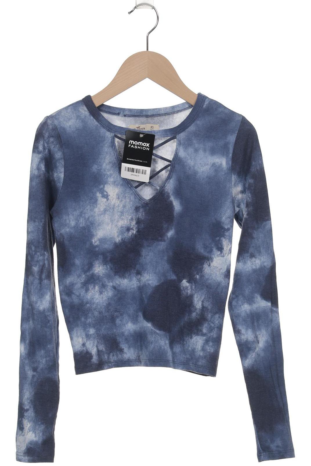

Hollister Damen Langarmshirt, blau, Gr. 34