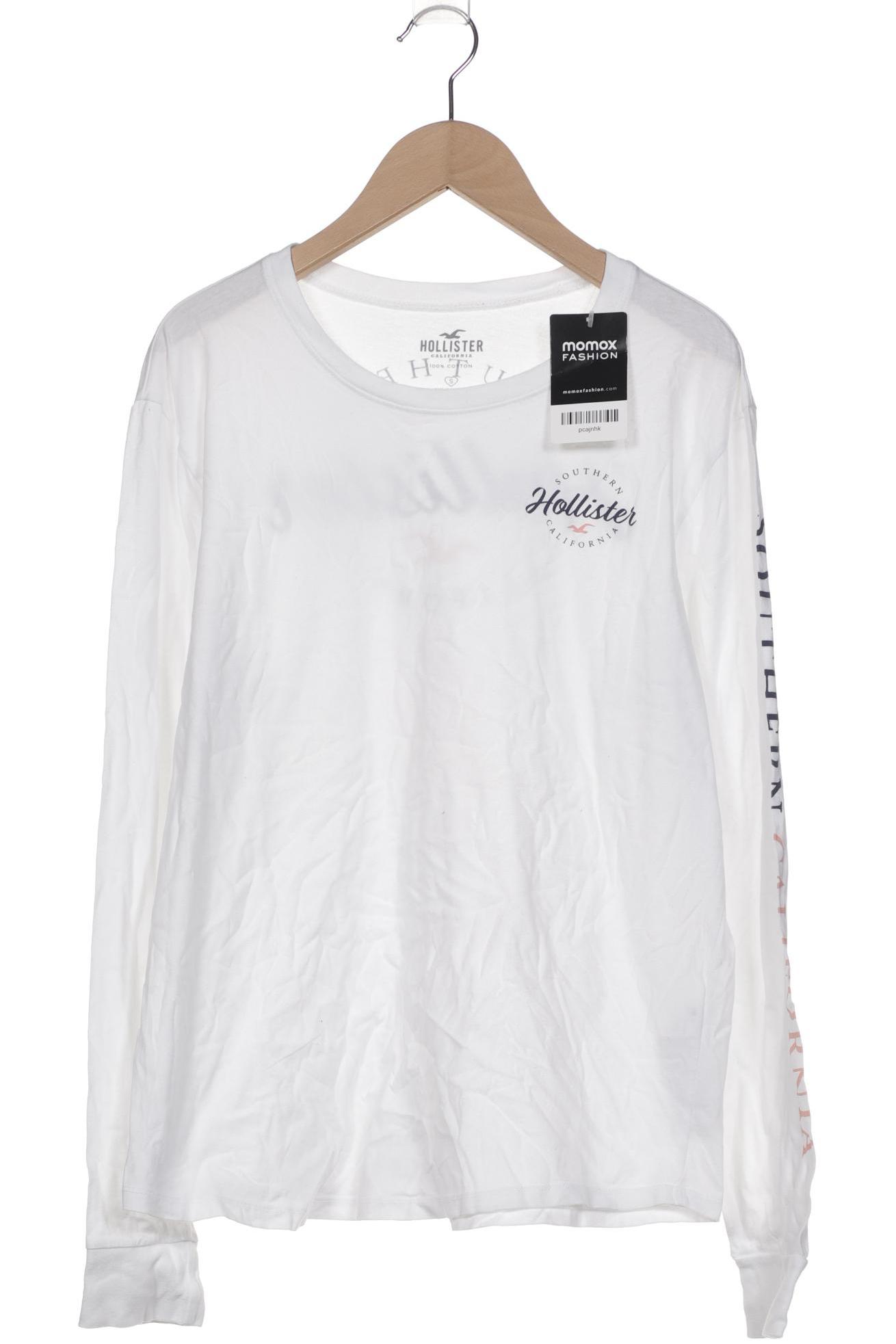 

Hollister Damen Langarmshirt, weiß, Gr. 36