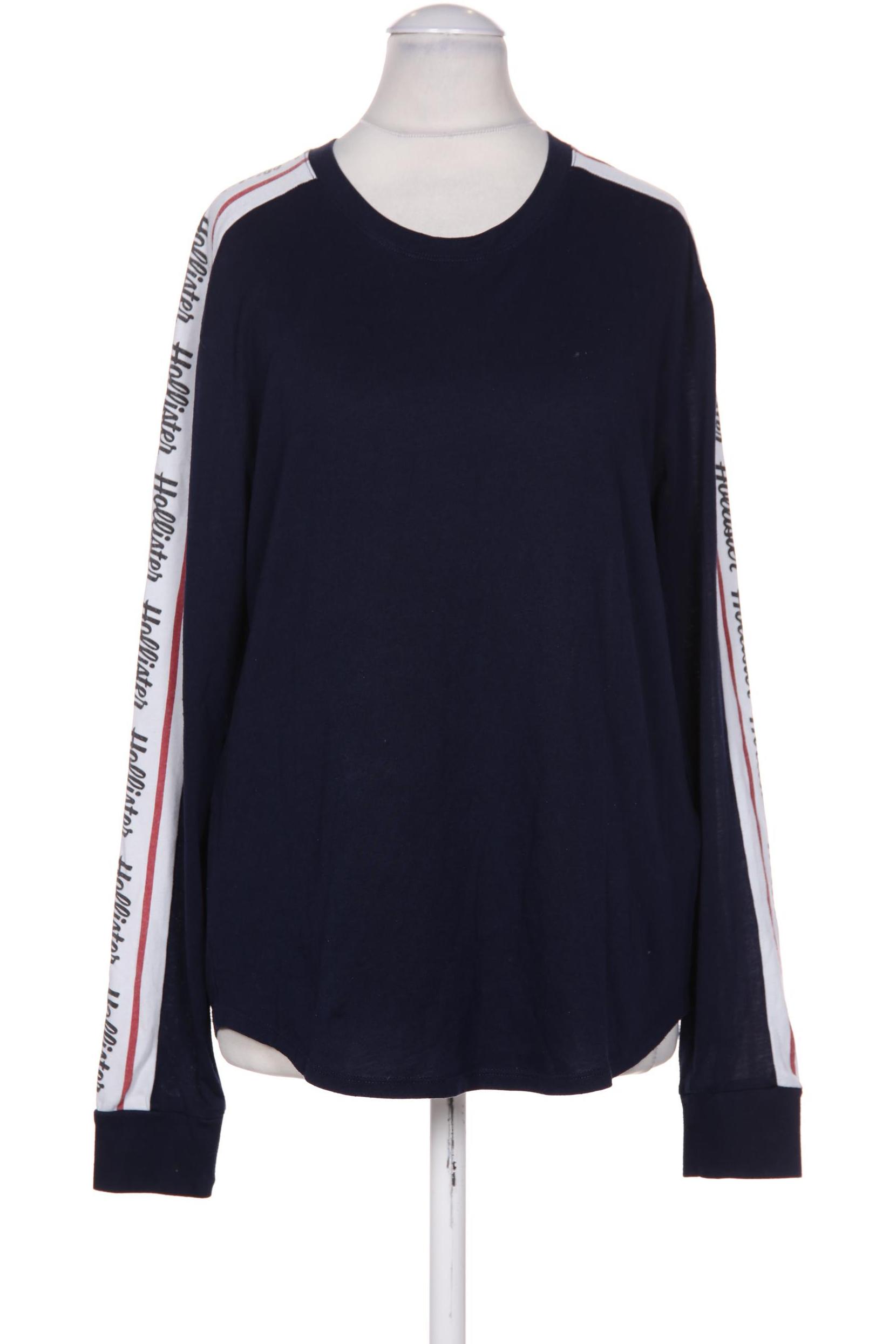 

Hollister Damen Langarmshirt, marineblau, Gr. 34