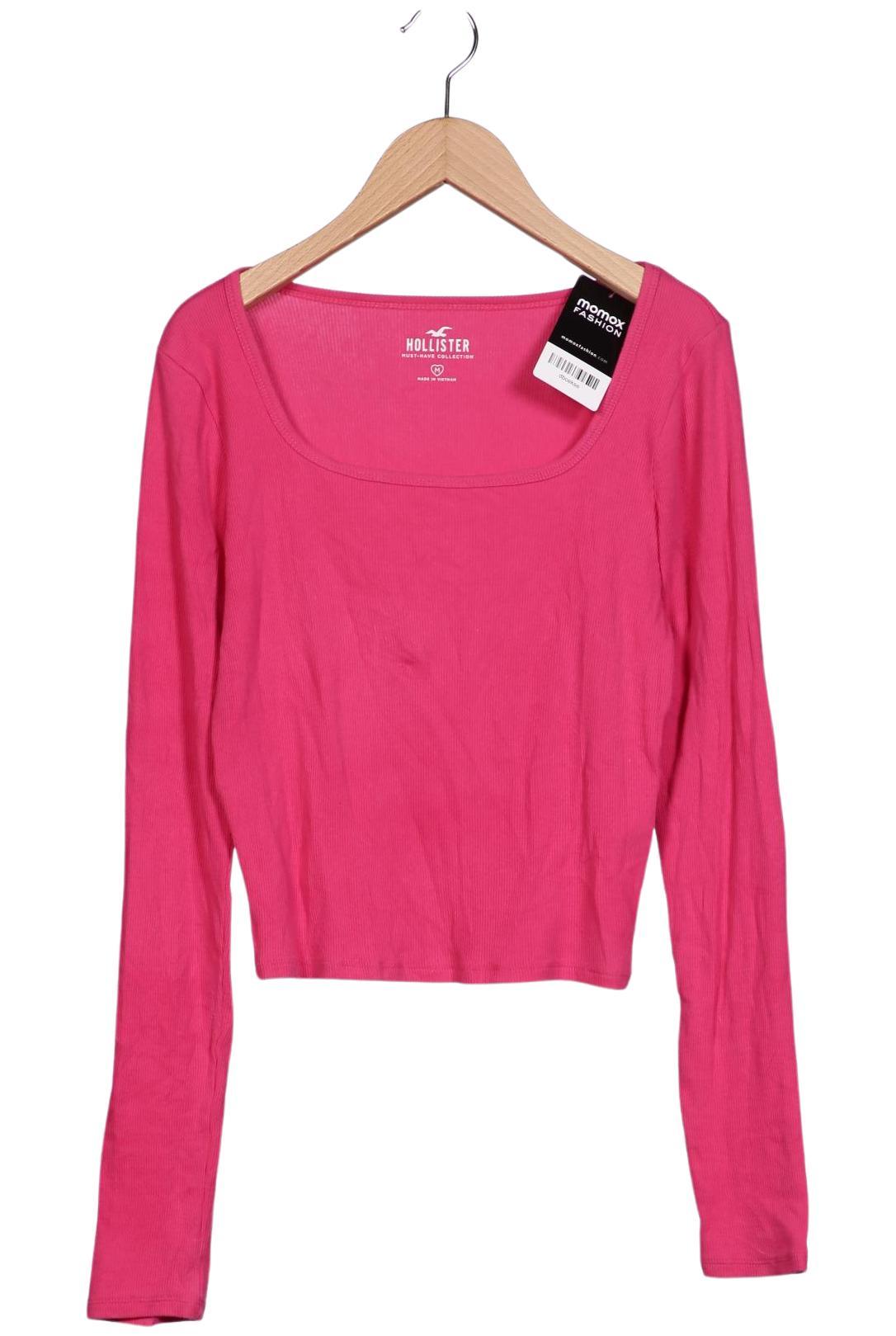

Hollister Damen Langarmshirt, pink, Gr. 38