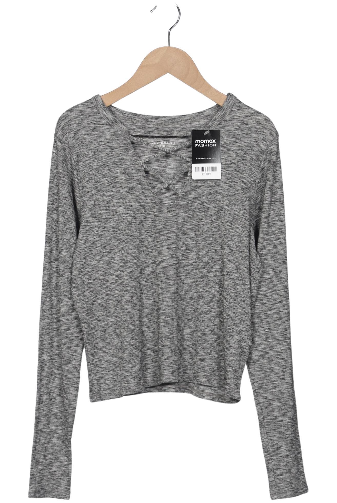 

Hollister Damen Langarmshirt, grau, Gr. 42