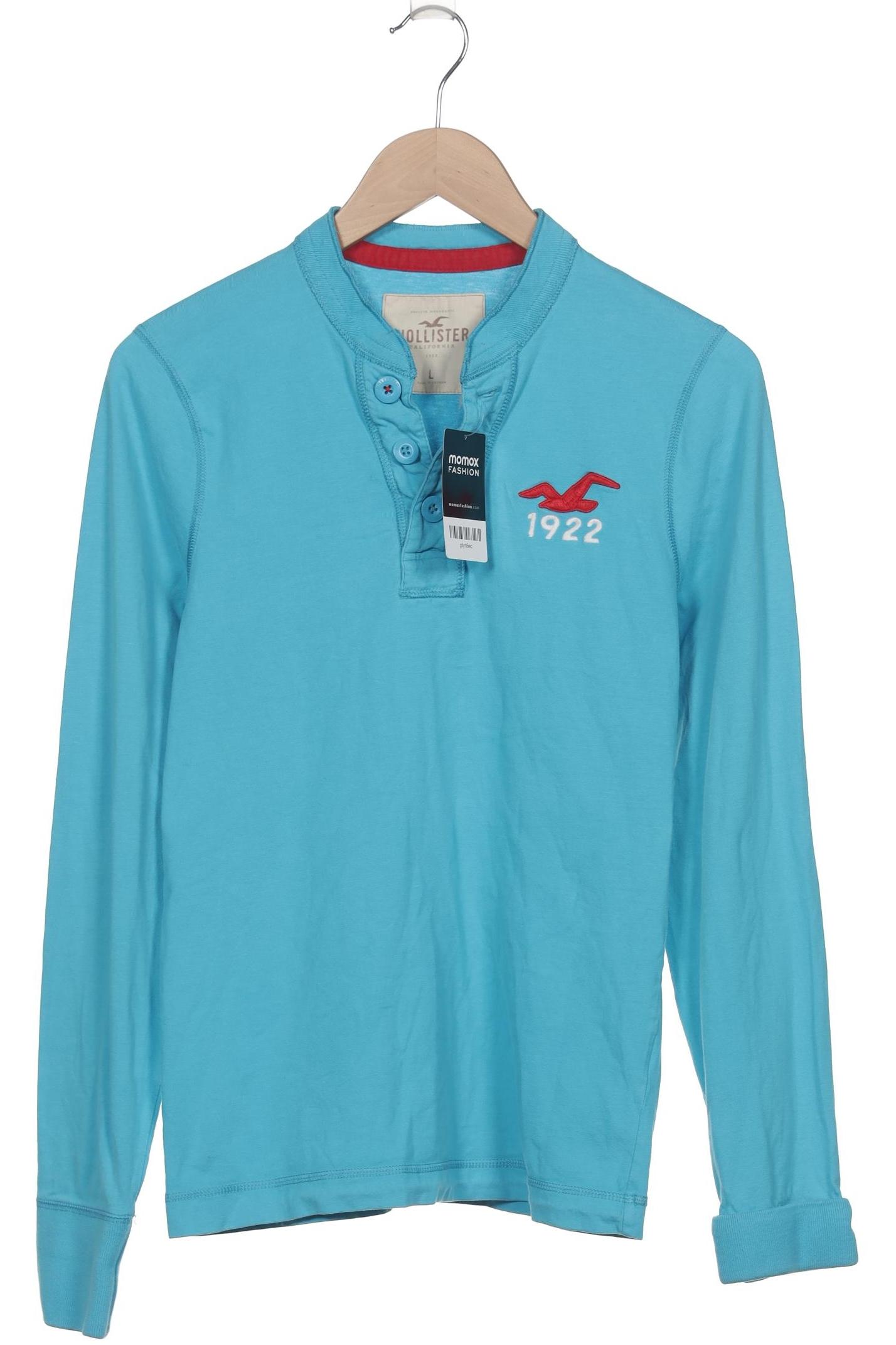 

Hollister Damen Langarmshirt, blau, Gr. 42