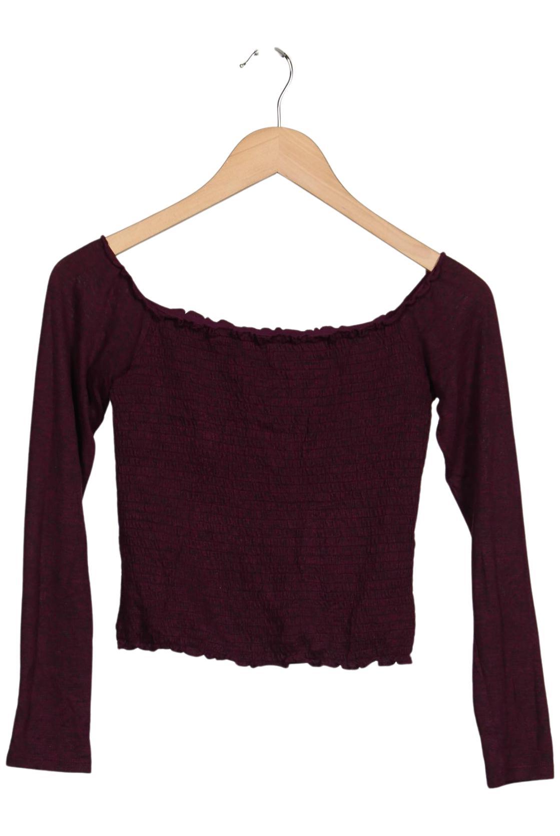 

Hollister Damen Langarmshirt, flieder, Gr. 38