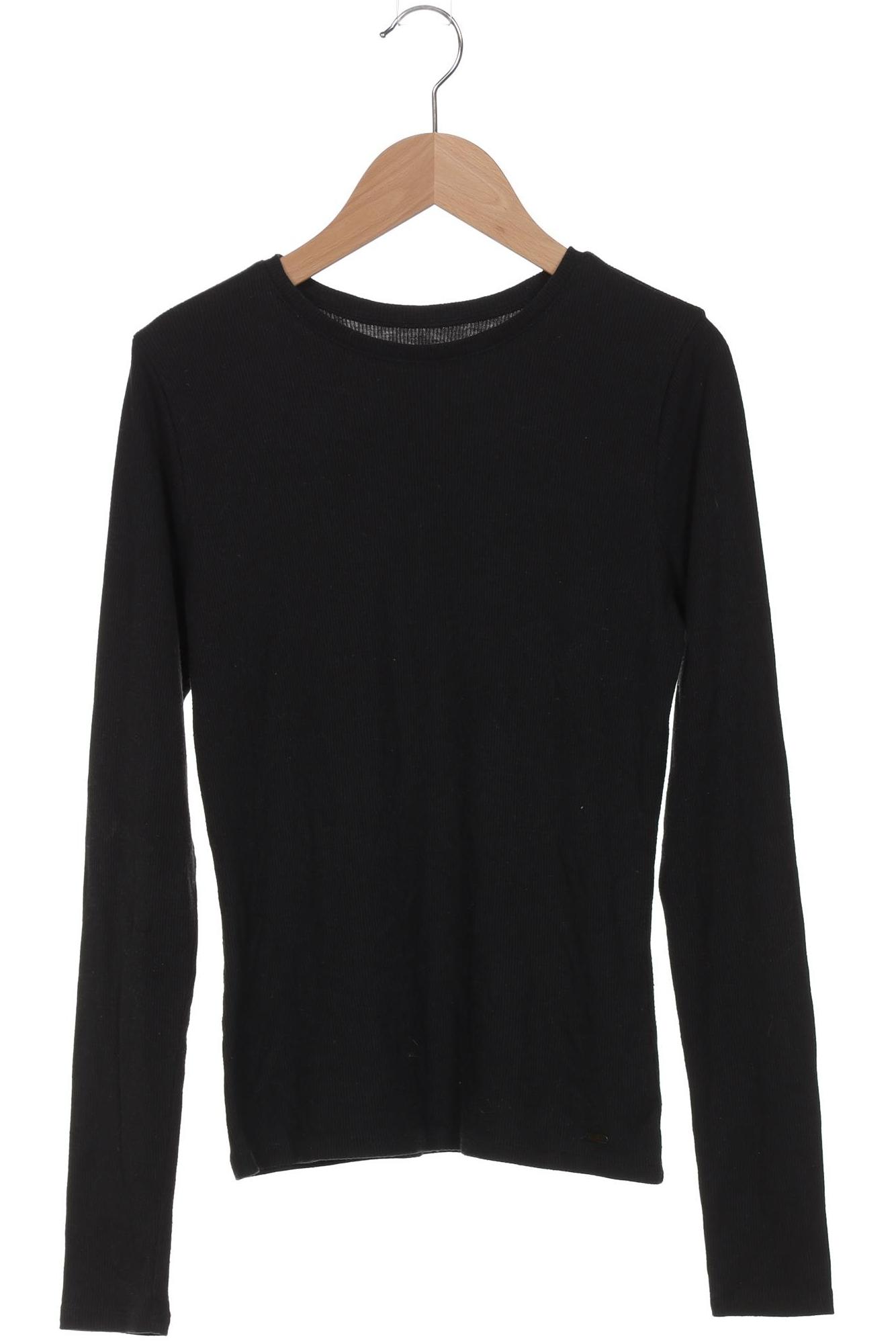 

Hollister Damen Langarmshirt, schwarz, Gr. 38