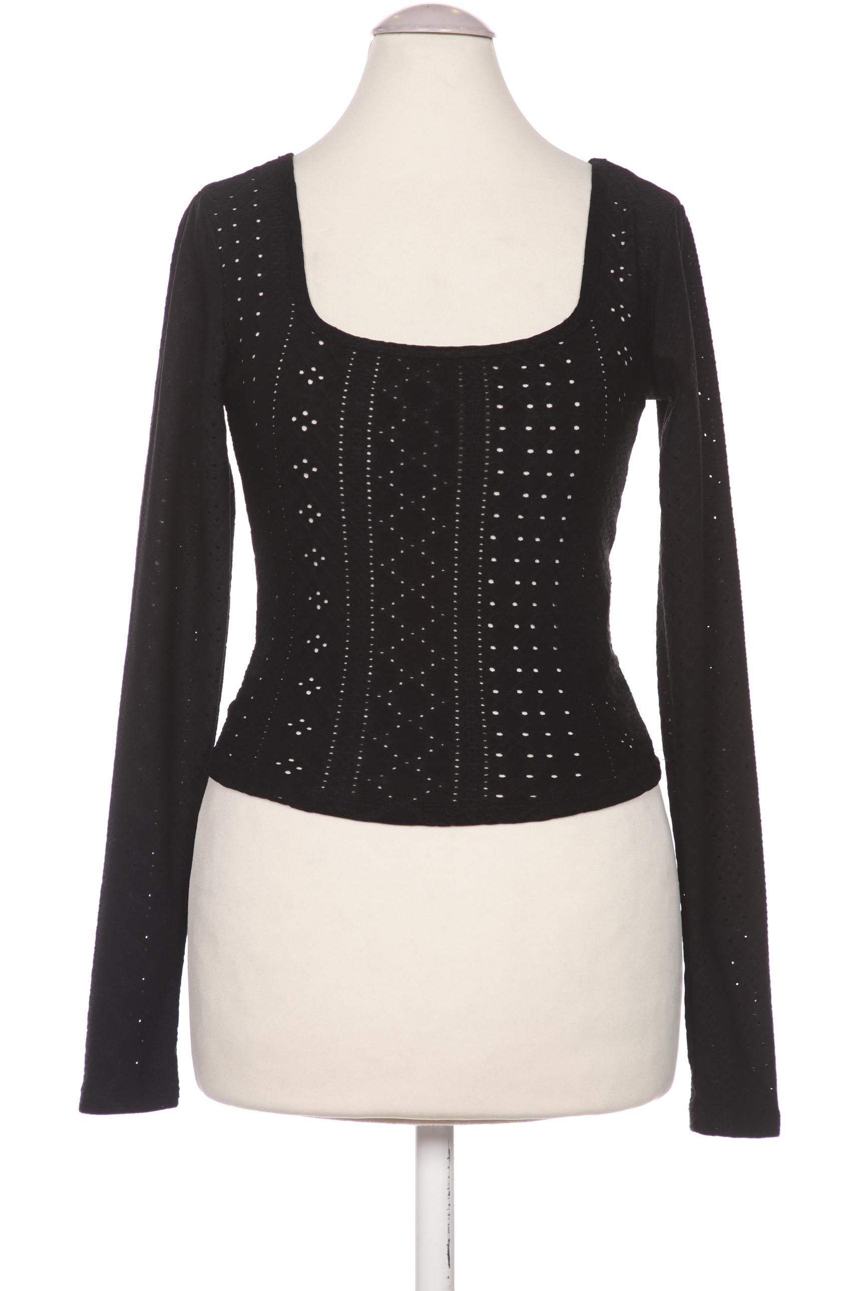 

Hollister Damen Langarmshirt, schwarz, Gr. 34