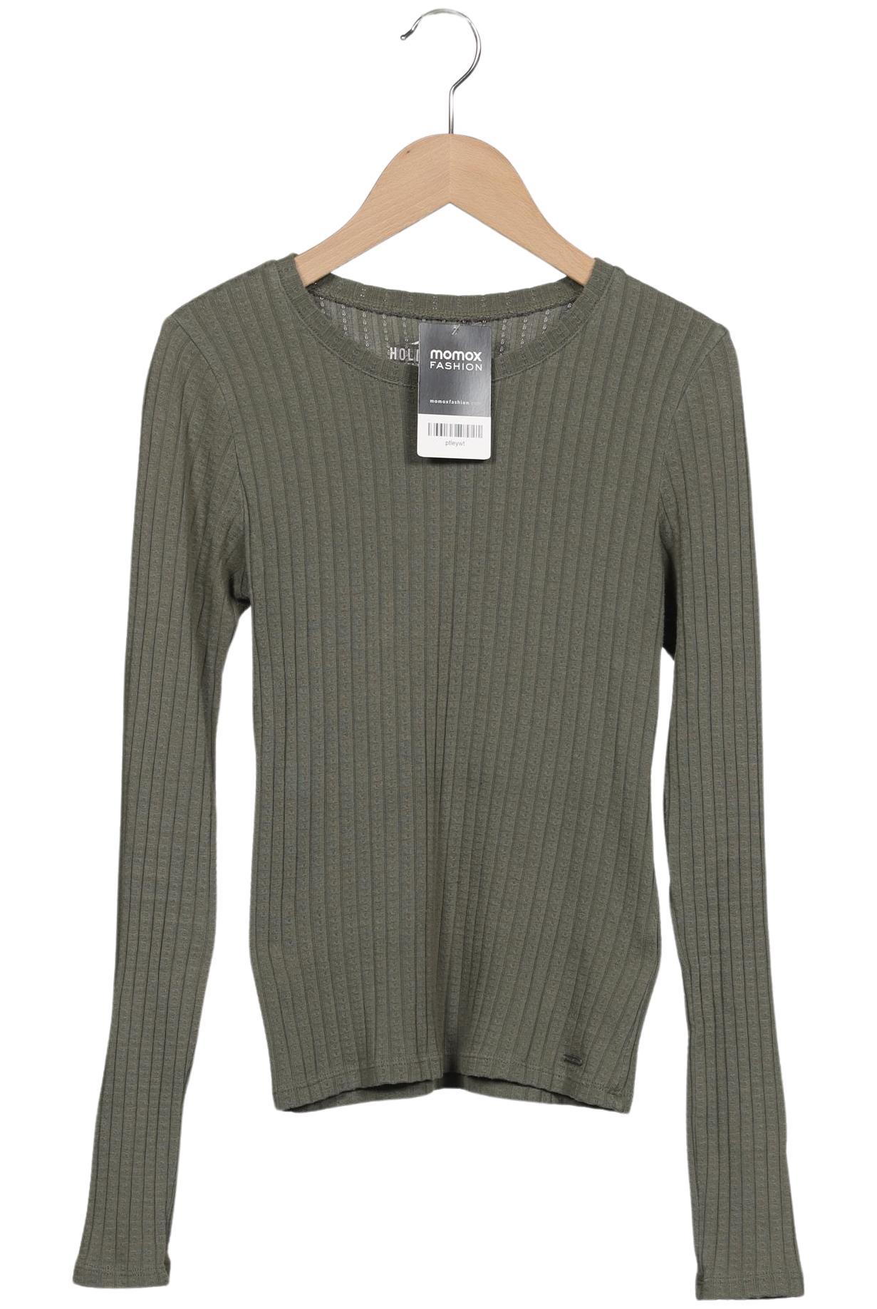 

Hollister Damen Langarmshirt, grün, Gr. 36