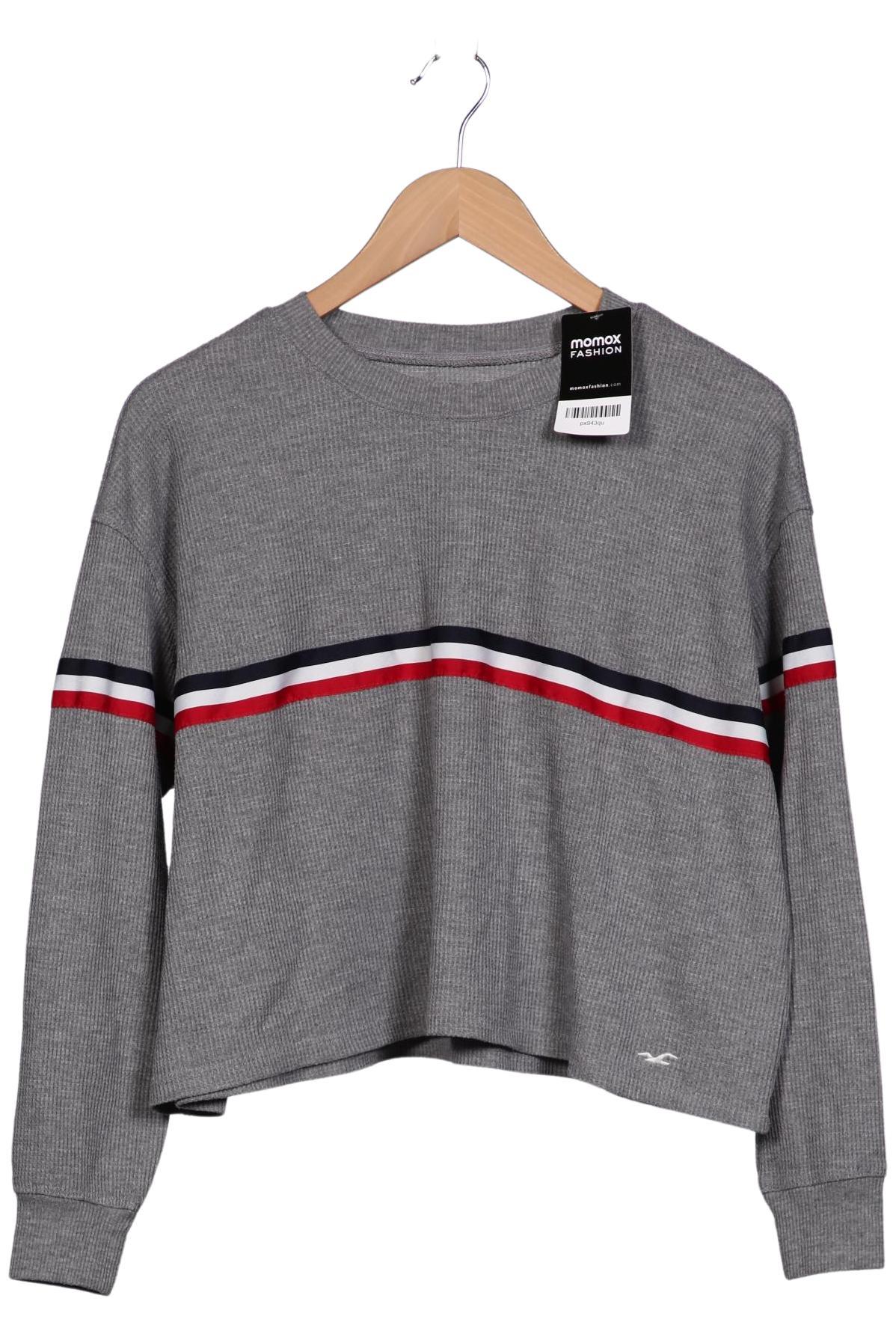 

Hollister Damen Langarmshirt, grau, Gr. 36