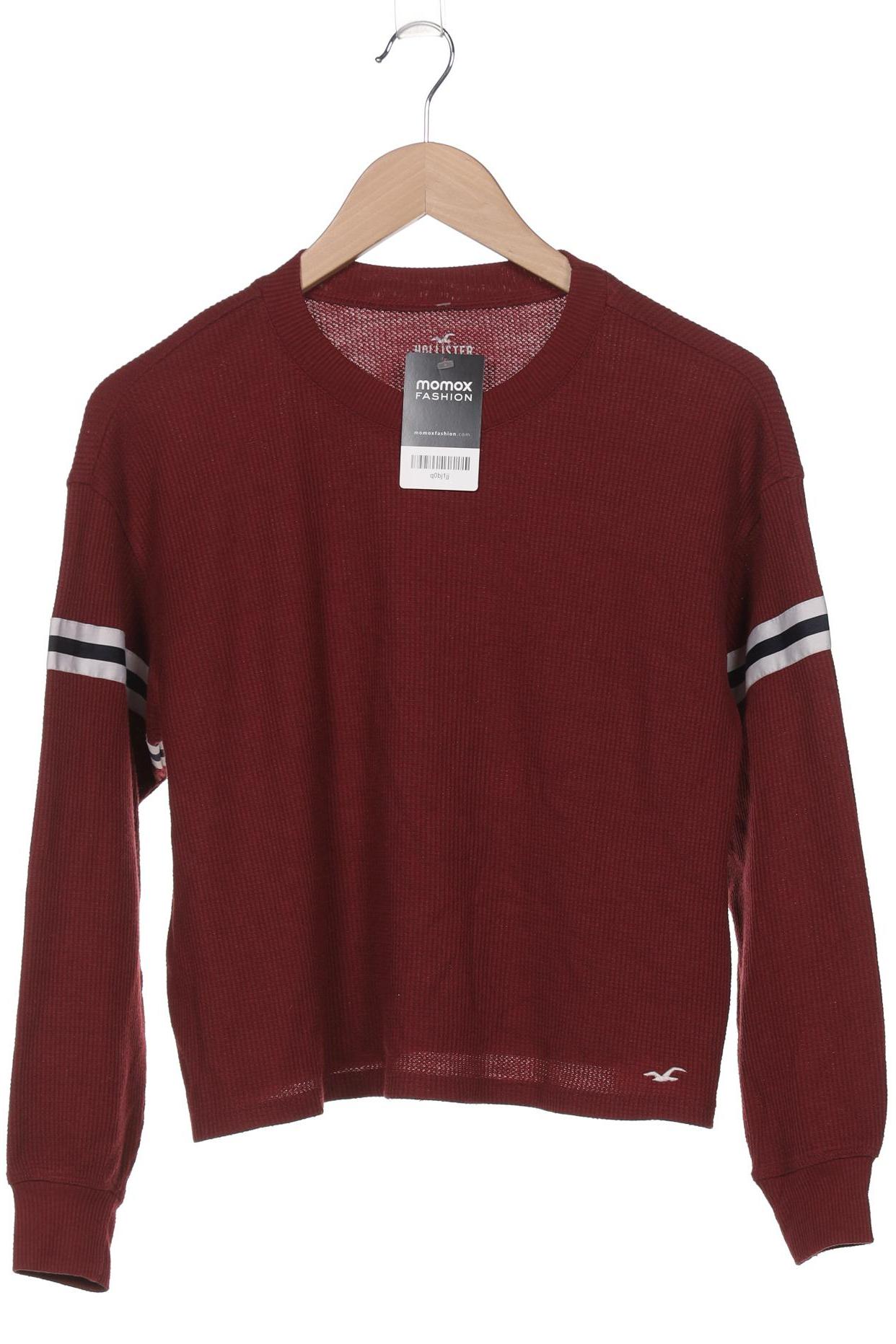

Hollister Damen Langarmshirt, bordeaux, Gr. 34