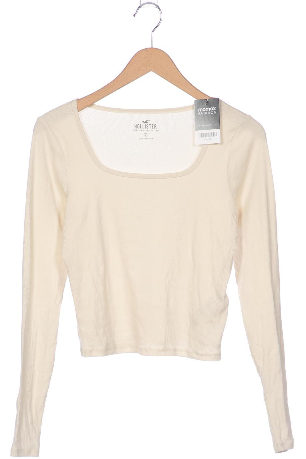 

Hollister Damen Langarmshirt, beige, Gr. 42