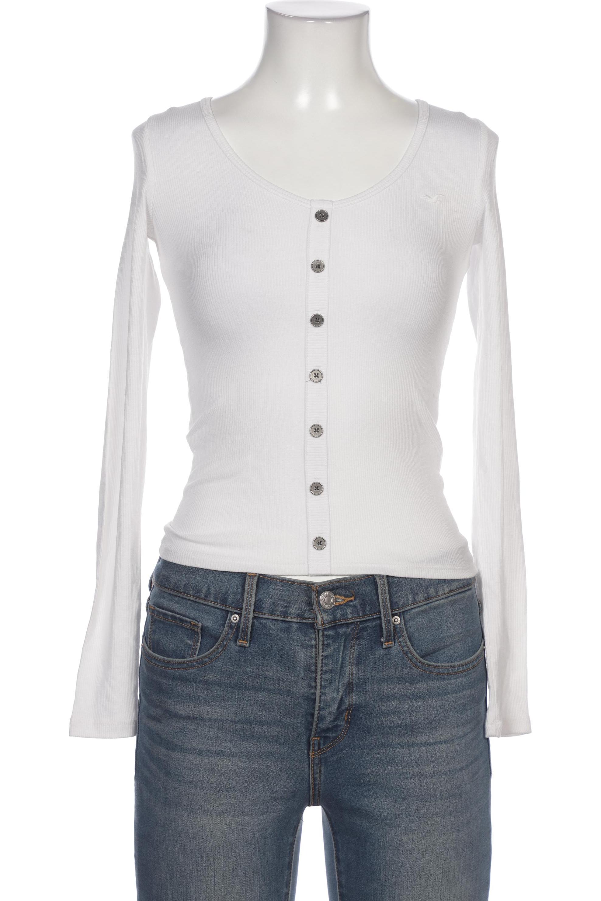 

Hollister Damen Langarmshirt, weiß