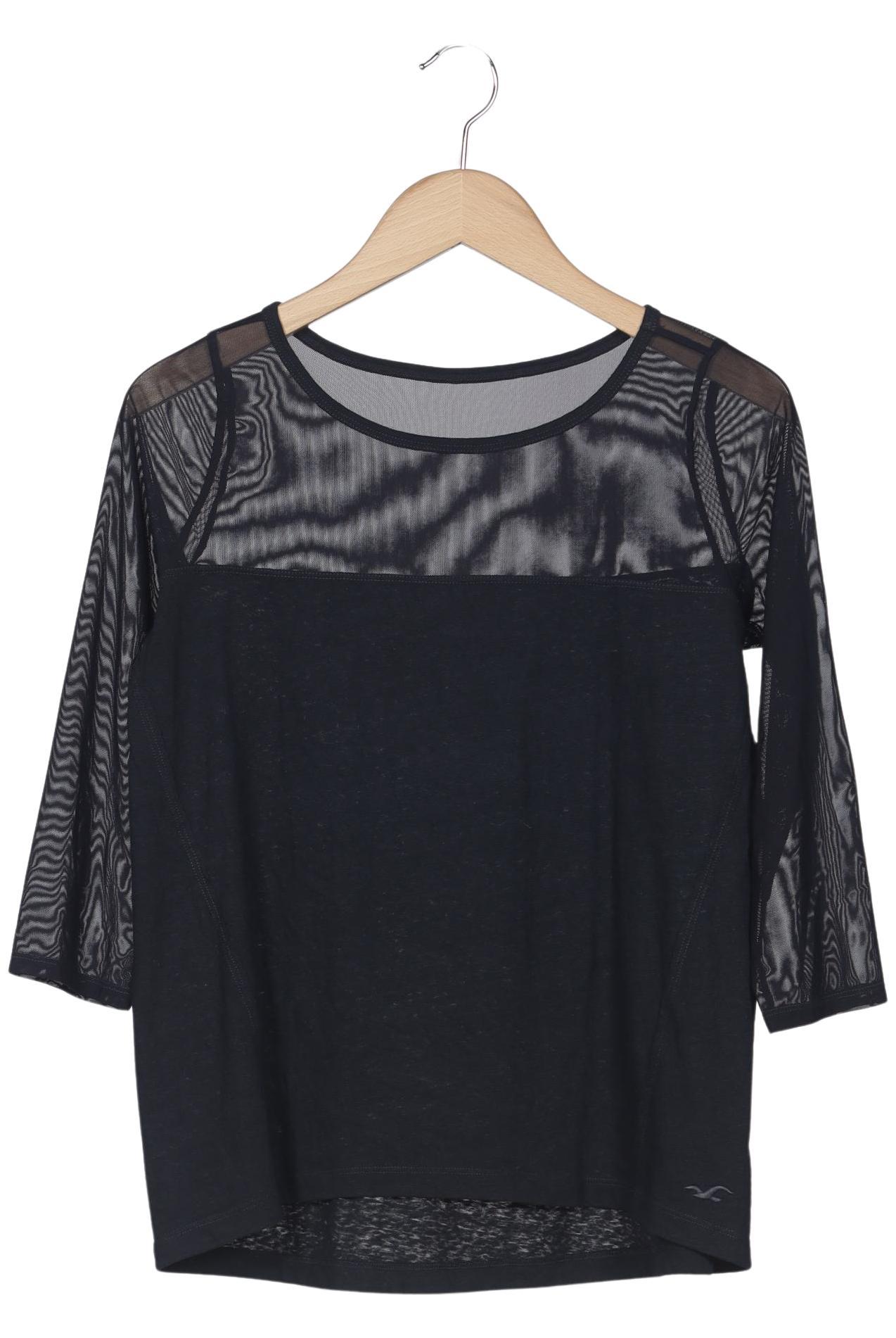 

Hollister Damen Langarmshirt, marineblau, Gr. 38