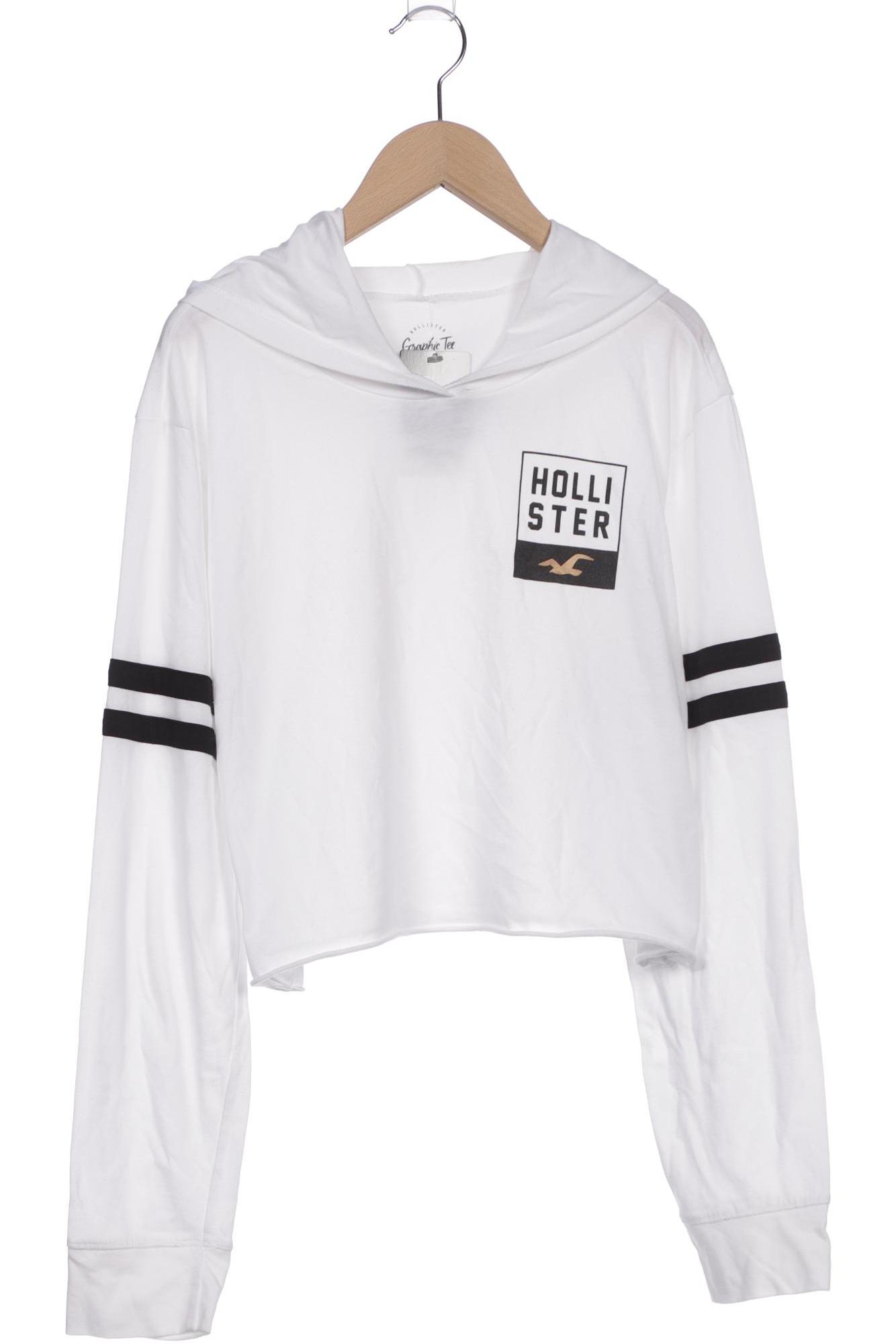 

Hollister Damen Langarmshirt, weiß, Gr. 38