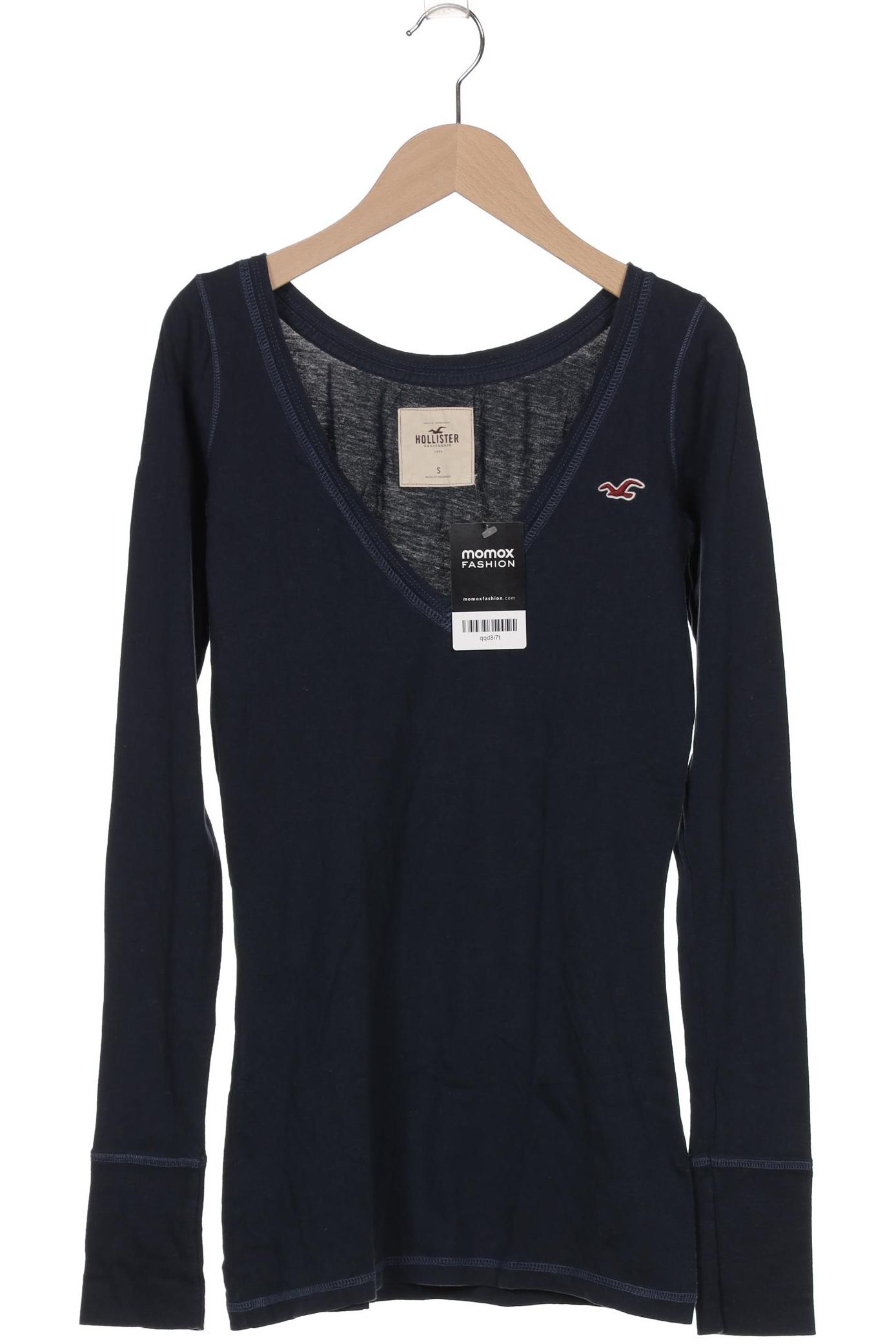 

Hollister Damen Langarmshirt, marineblau, Gr. 36