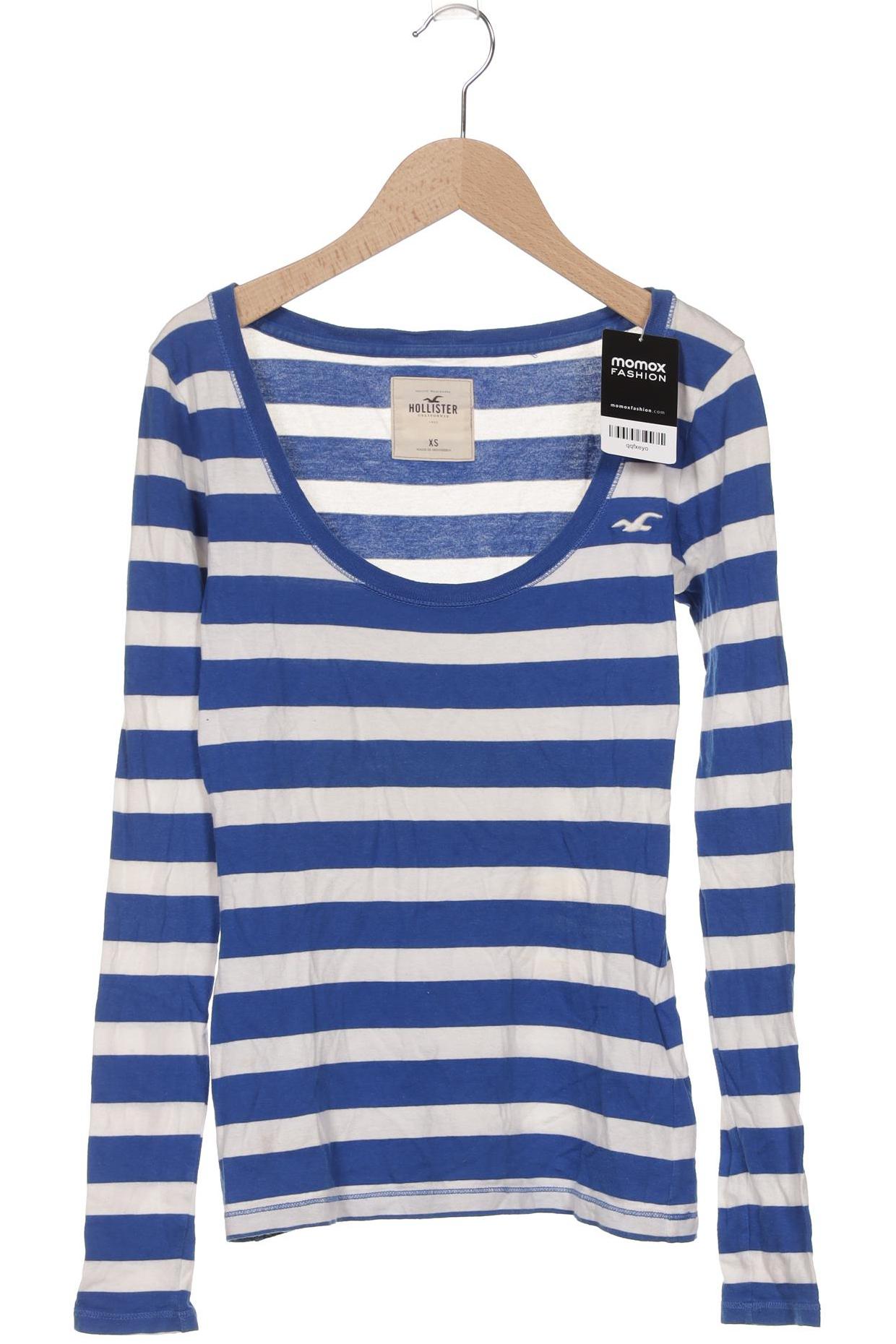 

Hollister Damen Langarmshirt, blau, Gr. 34