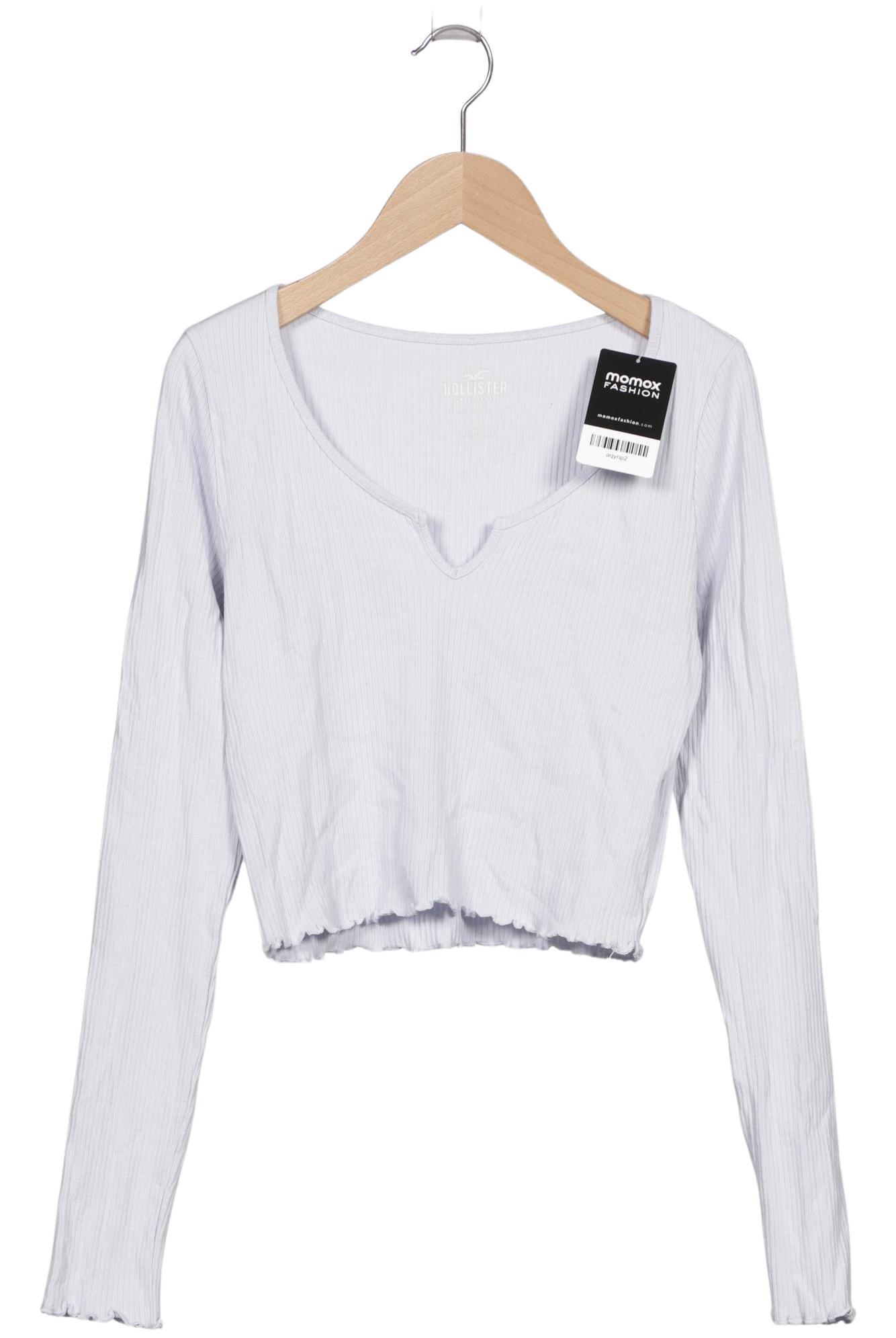 

Hollister Damen Langarmshirt, hellblau, Gr. 38