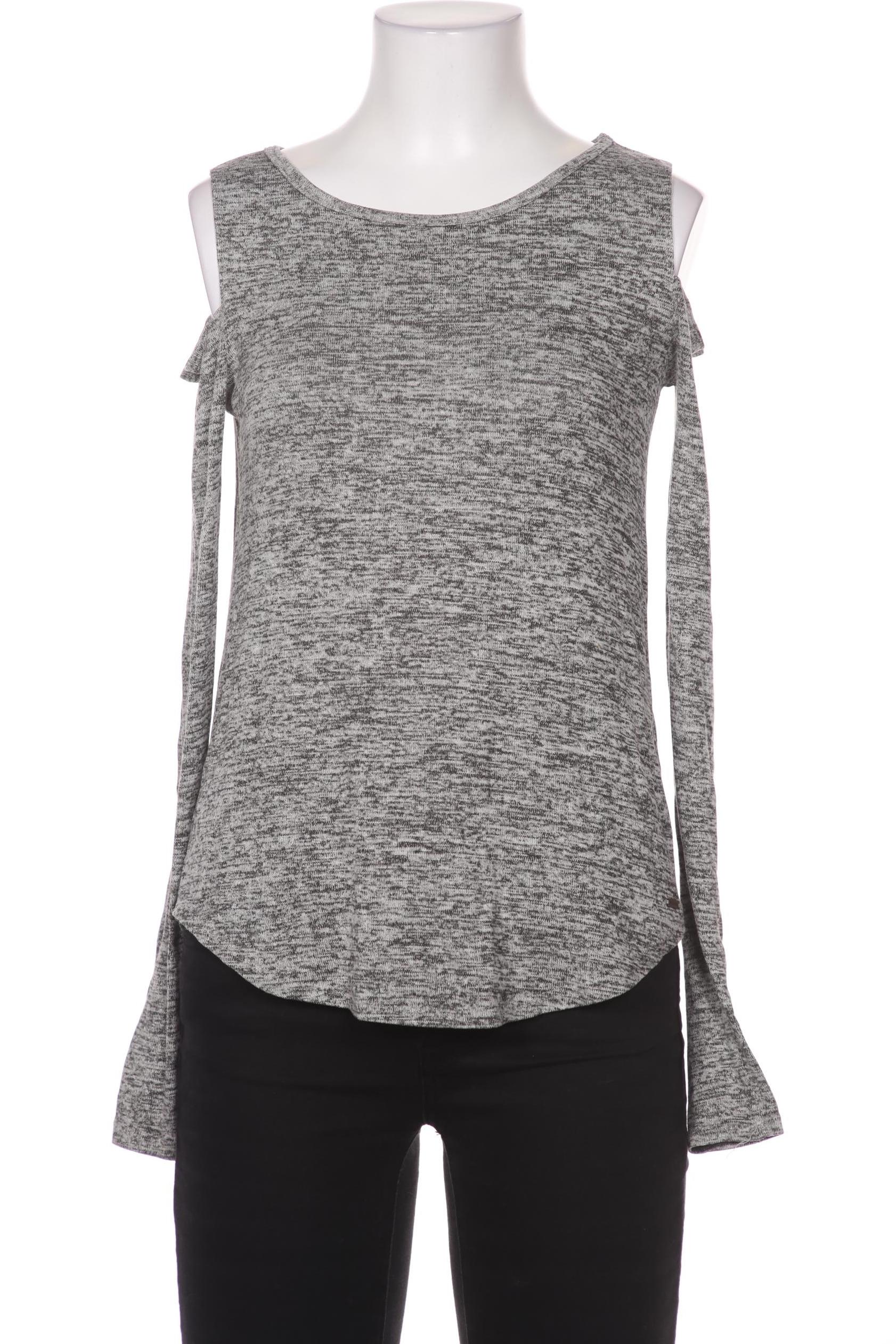 

Hollister Damen Langarmshirt, grau, Gr. 34