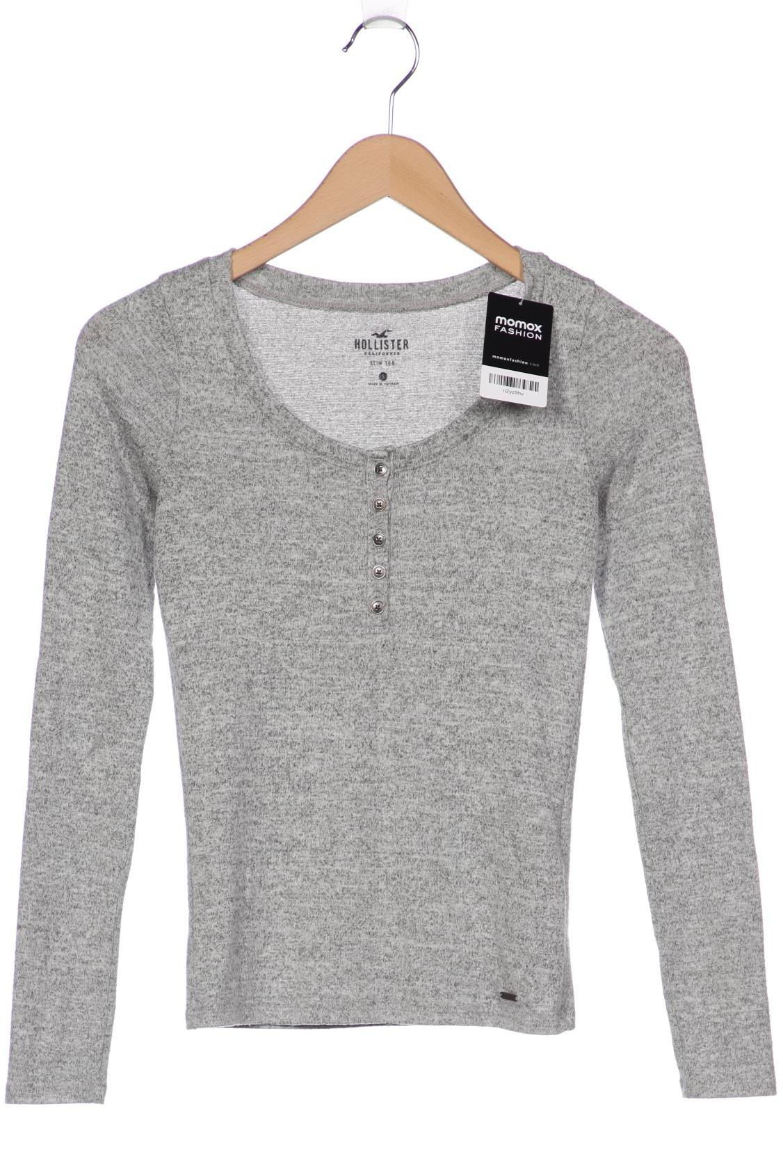 

Hollister Damen Langarmshirt, grau