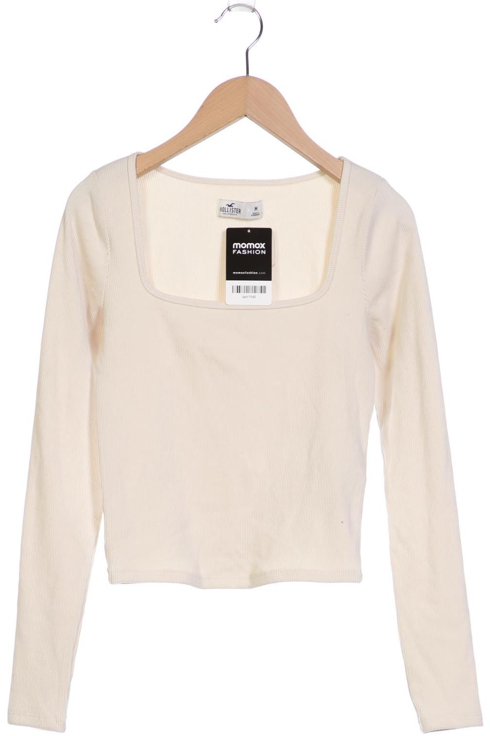 

Hollister Damen Langarmshirt, cremeweiß, Gr. 38