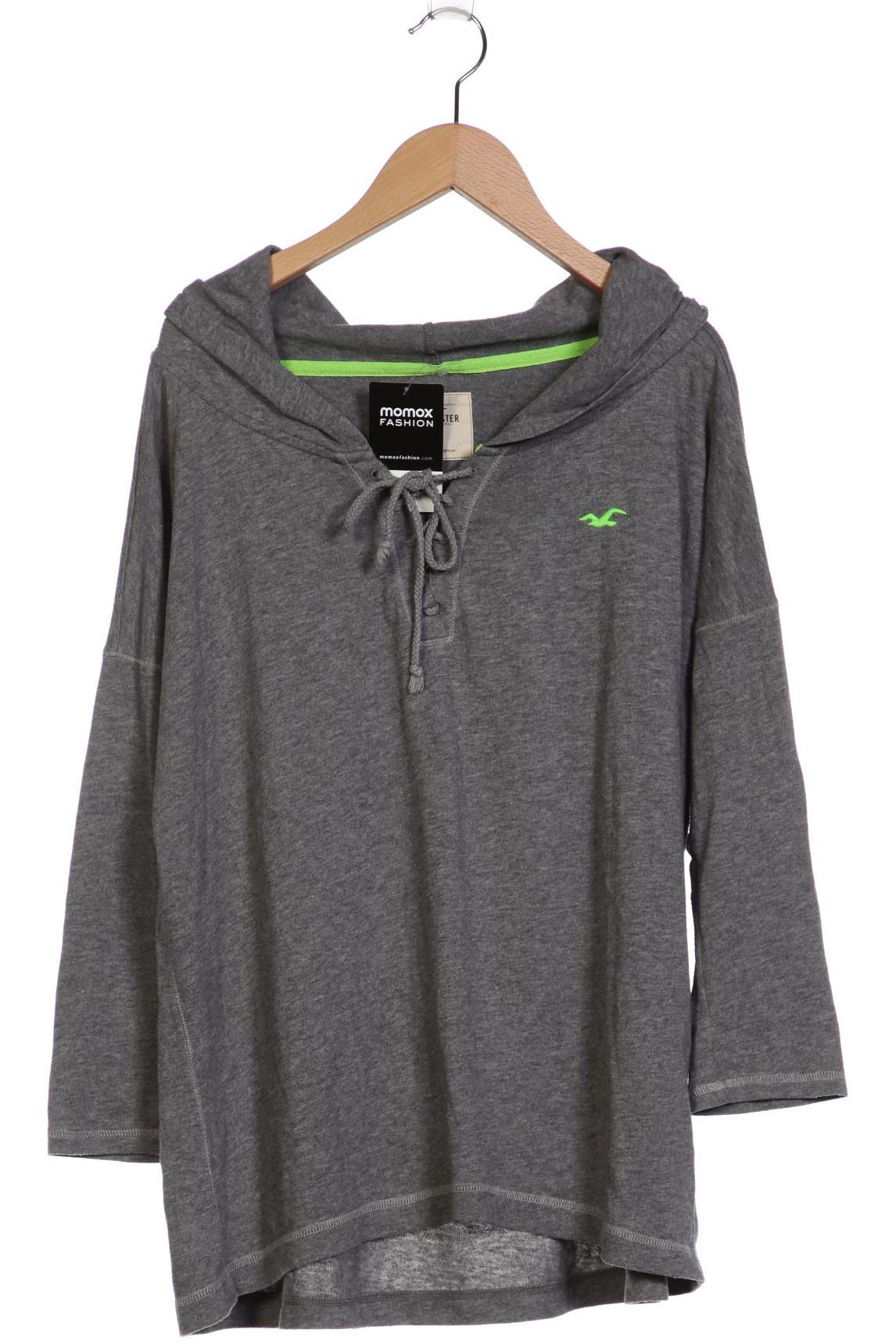 

Hollister Damen Langarmshirt, grau, Gr. 38
