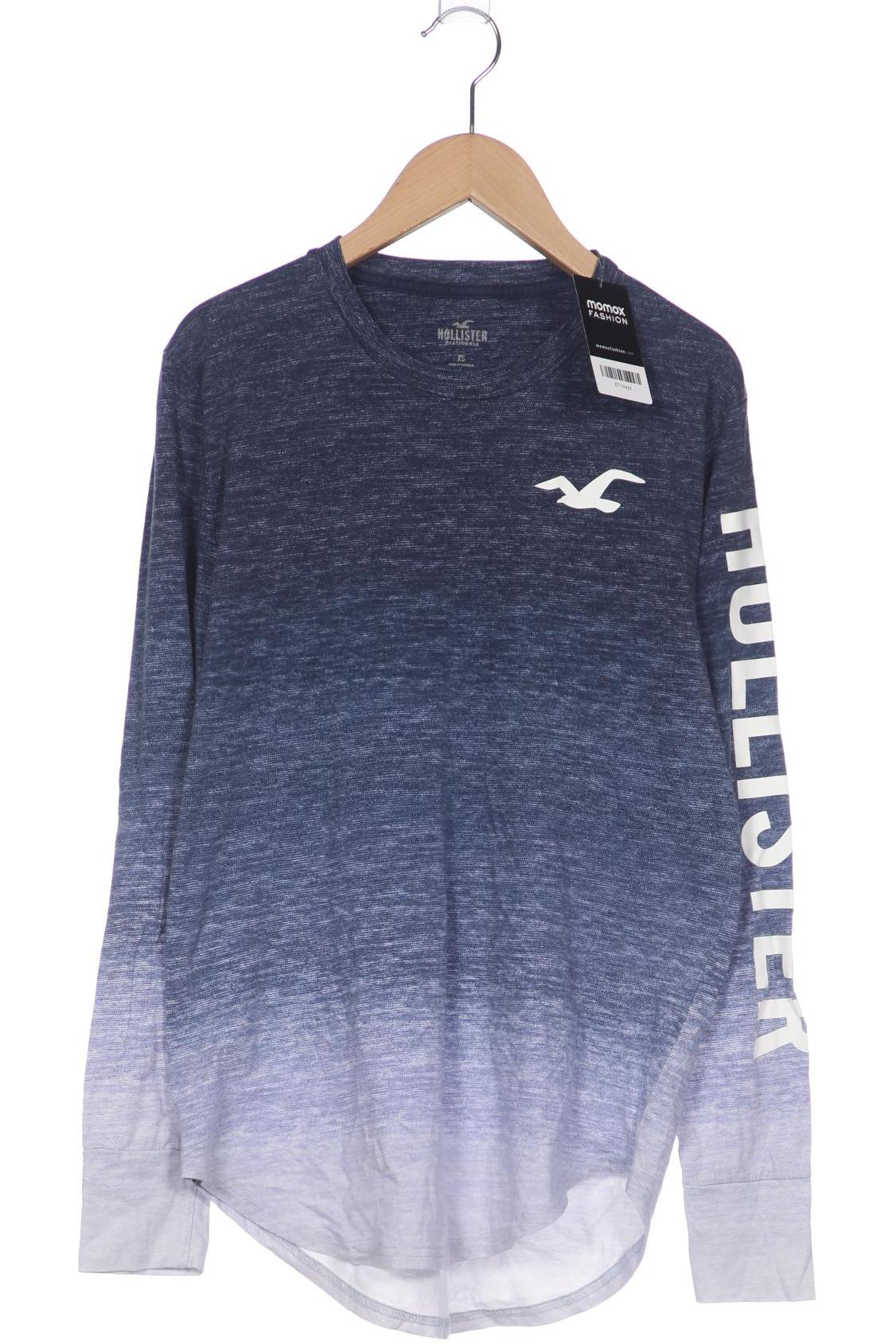

Hollister Damen Langarmshirt, blau, Gr. 34