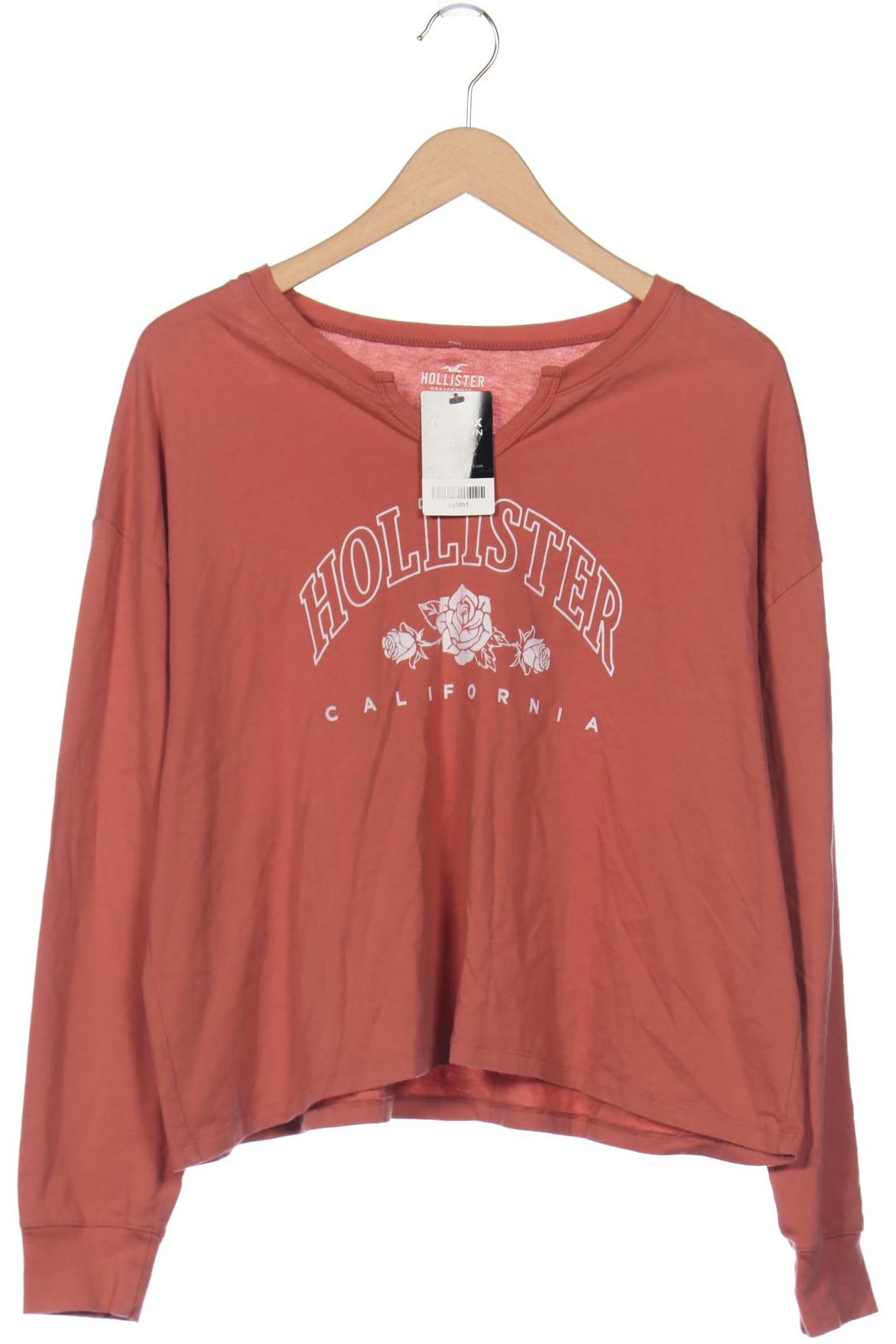 

Hollister Damen Langarmshirt, rot, Gr. 38