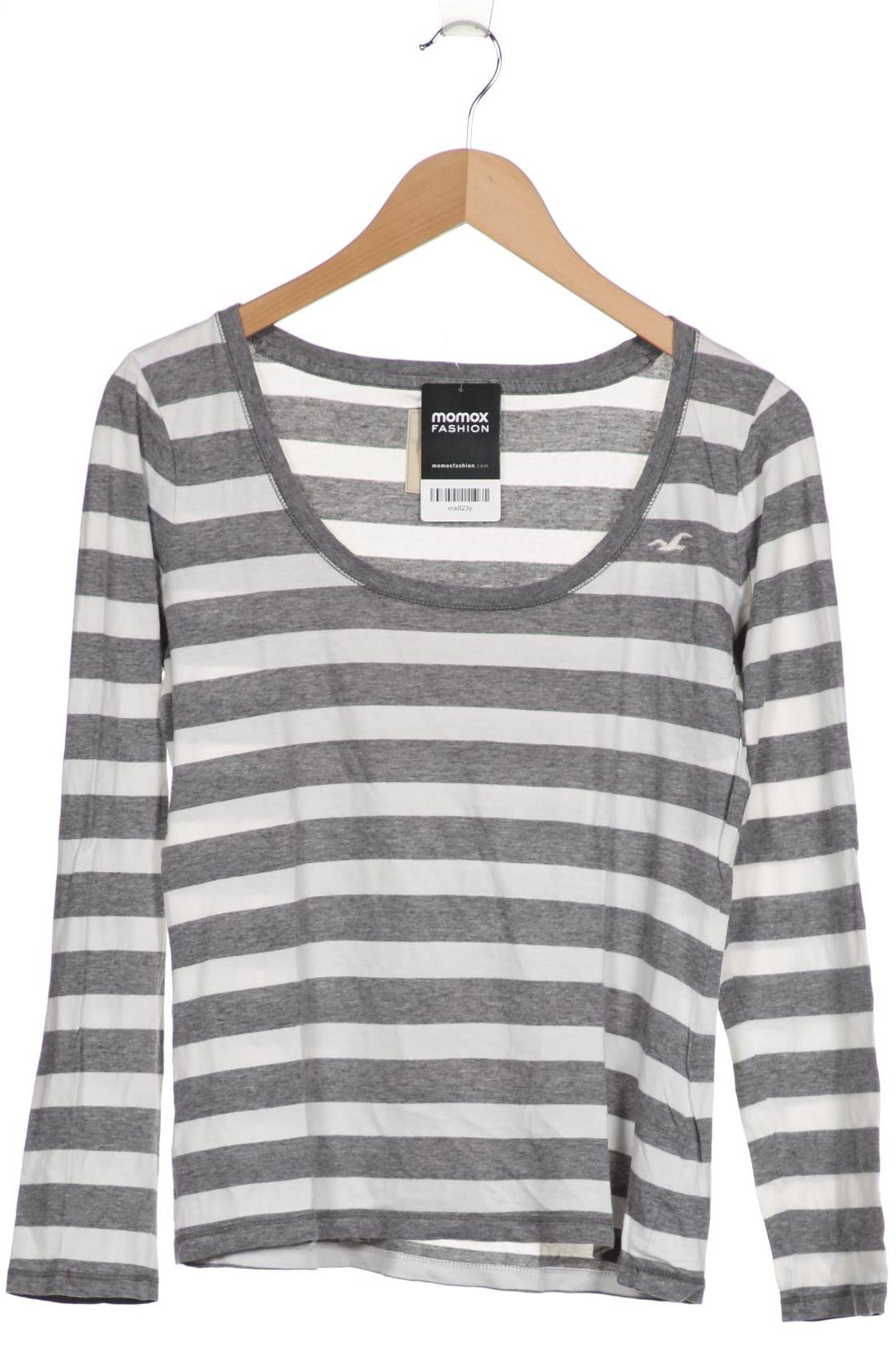 

Hollister Damen Langarmshirt, grau, Gr. 38