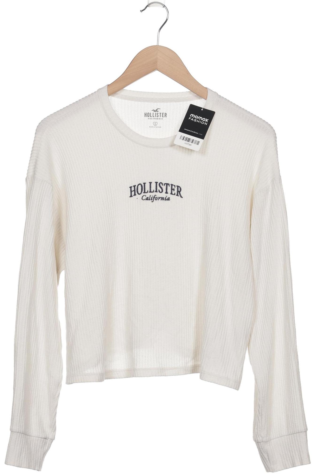 

Hollister Damen Langarmshirt, weiß, Gr. 36