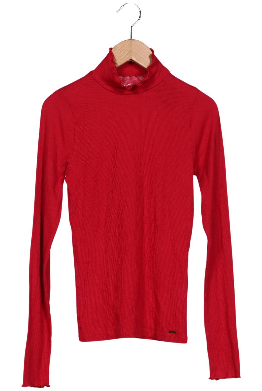 

Hollister Damen Langarmshirt, rot, Gr. 36