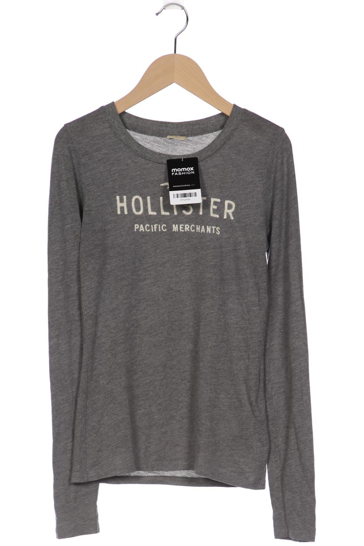 

Hollister Damen Langarmshirt, grau